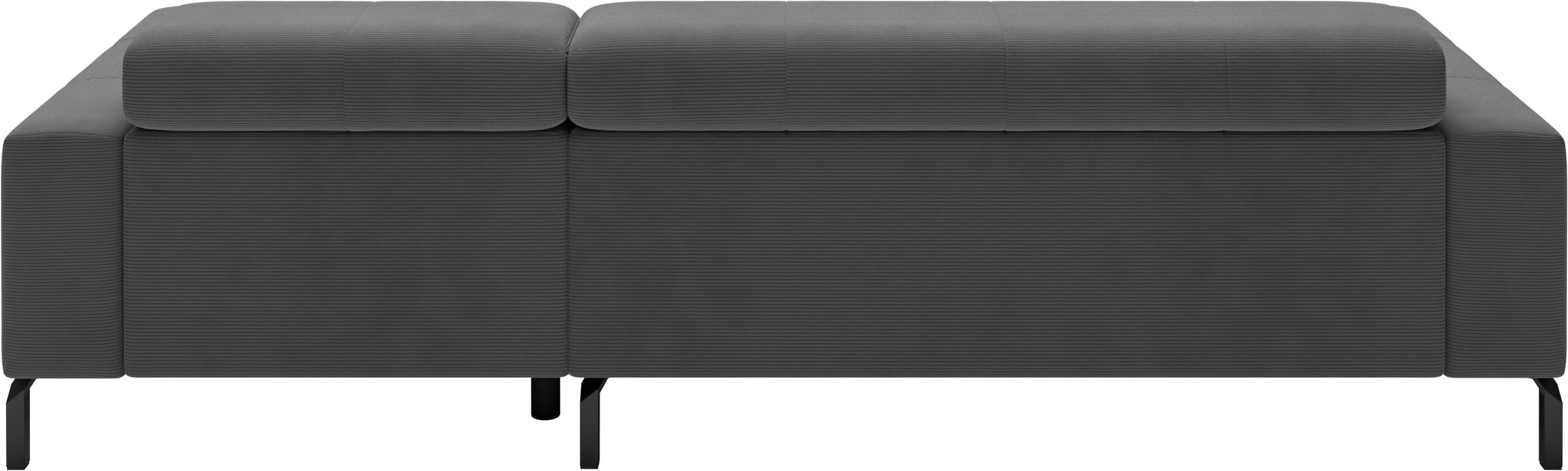 Home affaire Ecksofa »Ecksofa Claya, L-Form, Kopfteilverstellung, Breite 258 cm«, Moderne Steppung, weicher Polsteraufbau & saugroboterfreundliche Höhe