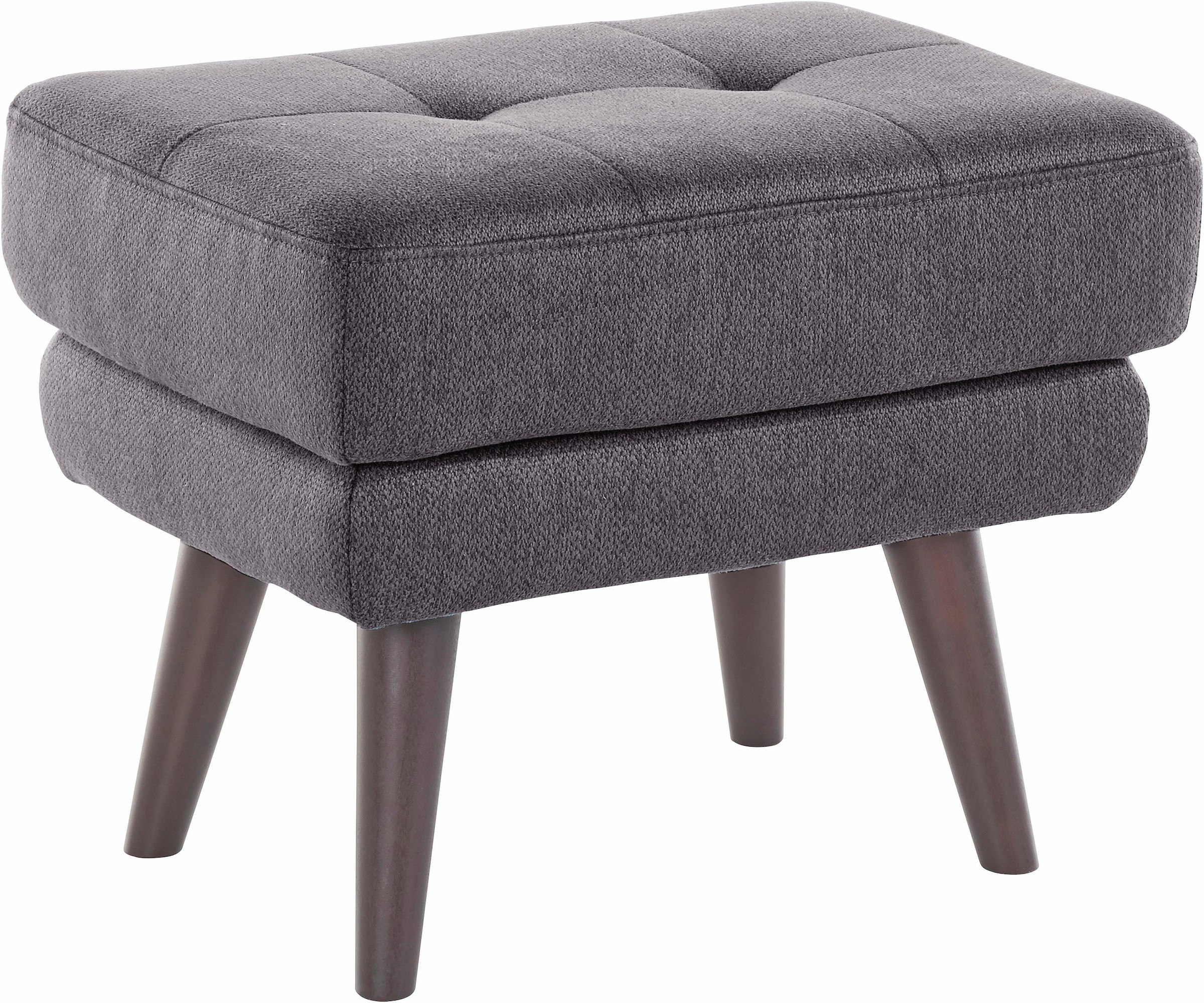 Home affaire Hocker "Hemmink" mit Knopfheftung günstig online kaufen