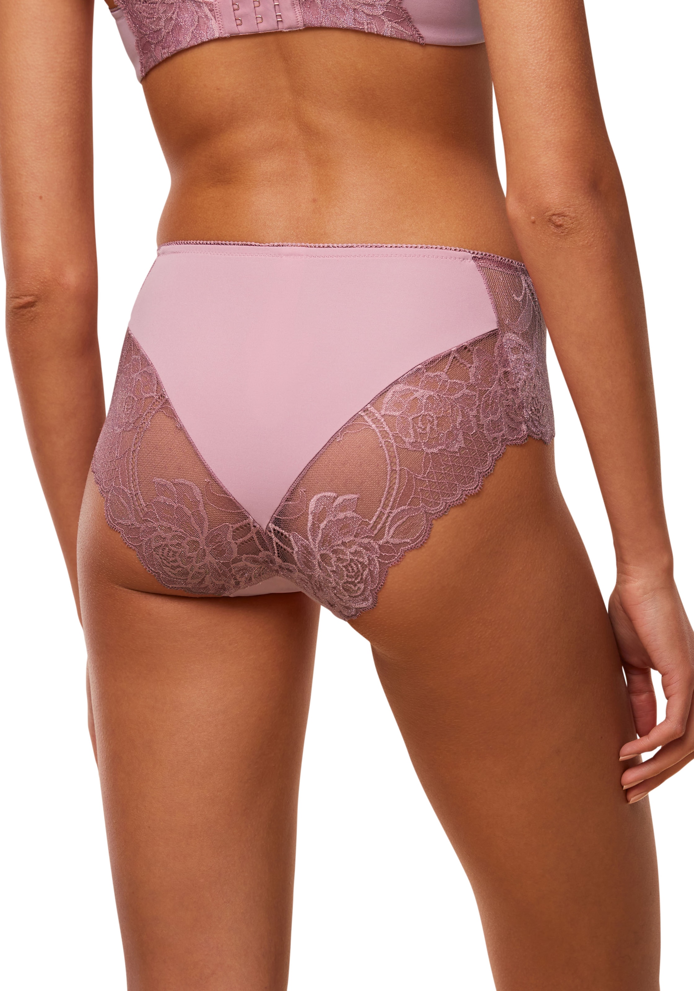 Triumph Slip »Wild Peony Florale Maxi«, mit Spitzendetails