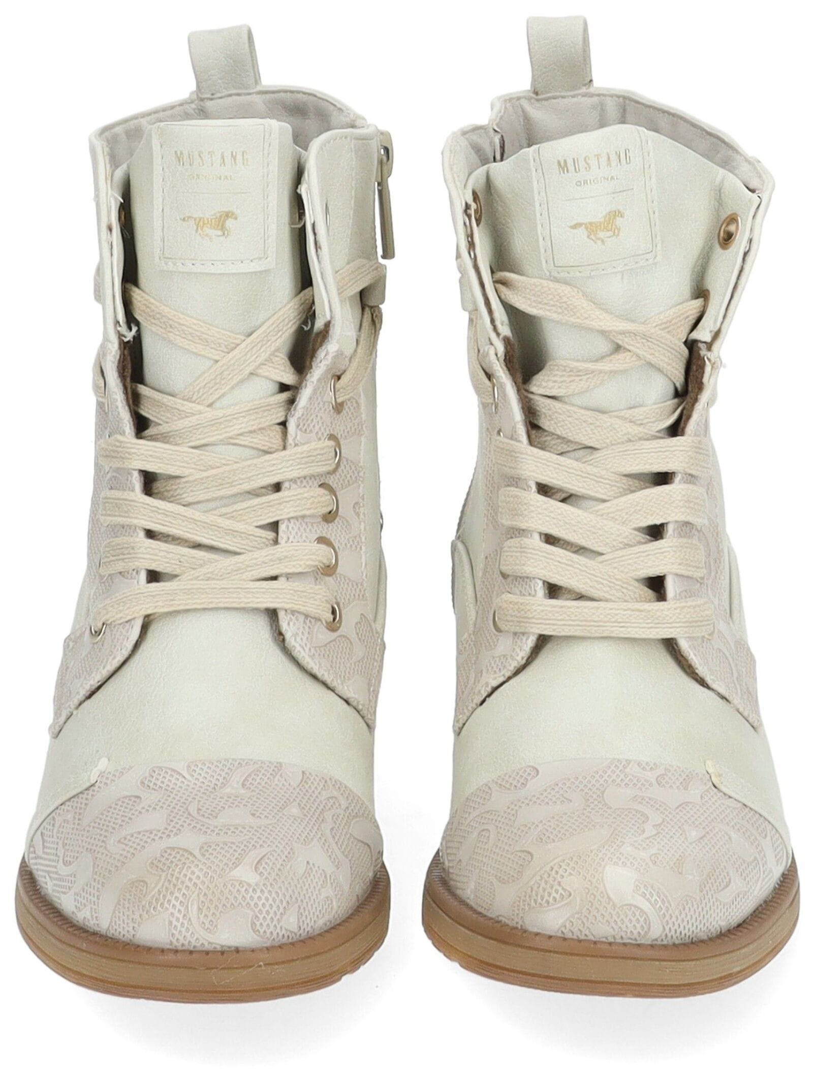 Mustang Shoes Schnürstiefelette »Mustang Shoes Stiefelette Lederimitat«