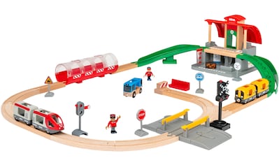 Spielzeug-Eisenbahn »BRIO® WORLD, Großes City Bahnhof Set«
