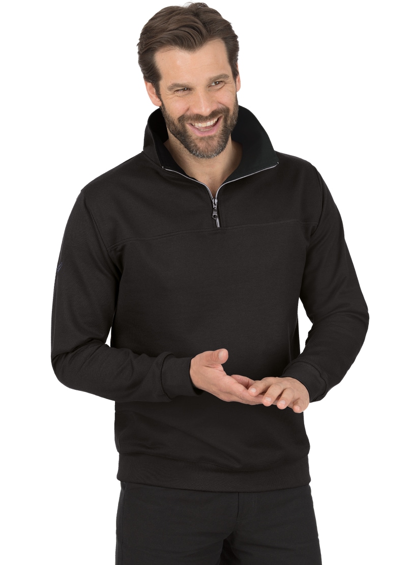 Trigema Sweatshirt »TRIGEMA Sweatshirt mit Reißverschluss«
