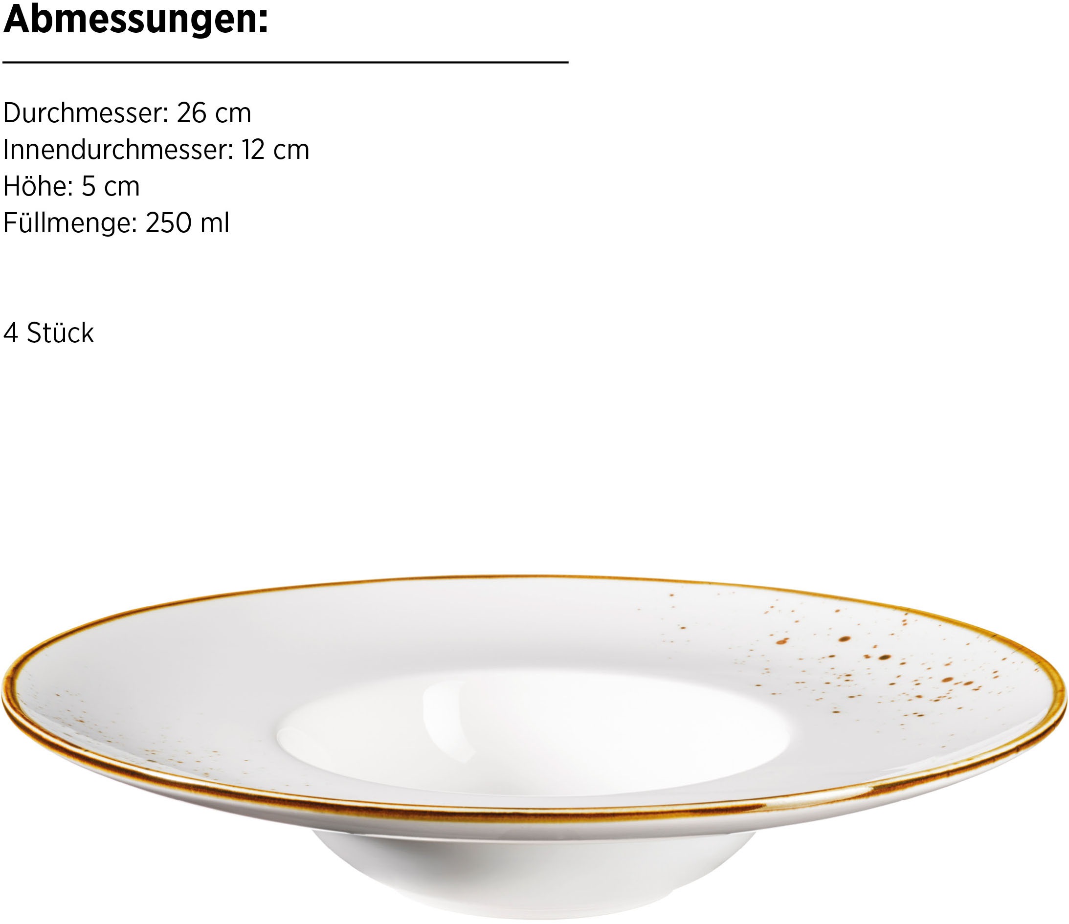 MÄSER Teller-Set »PINTAR, Gourmetteller Set, Porzellan«