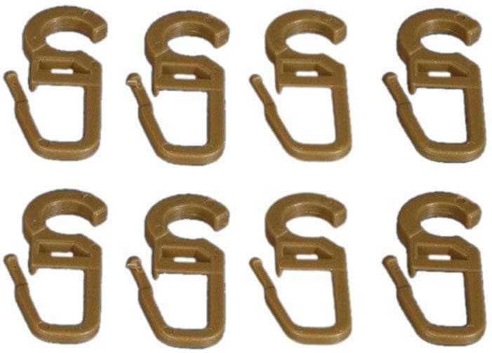 Faltenclip, (Set, 8 St.), Faltenlegehaken, für Gardinenringe