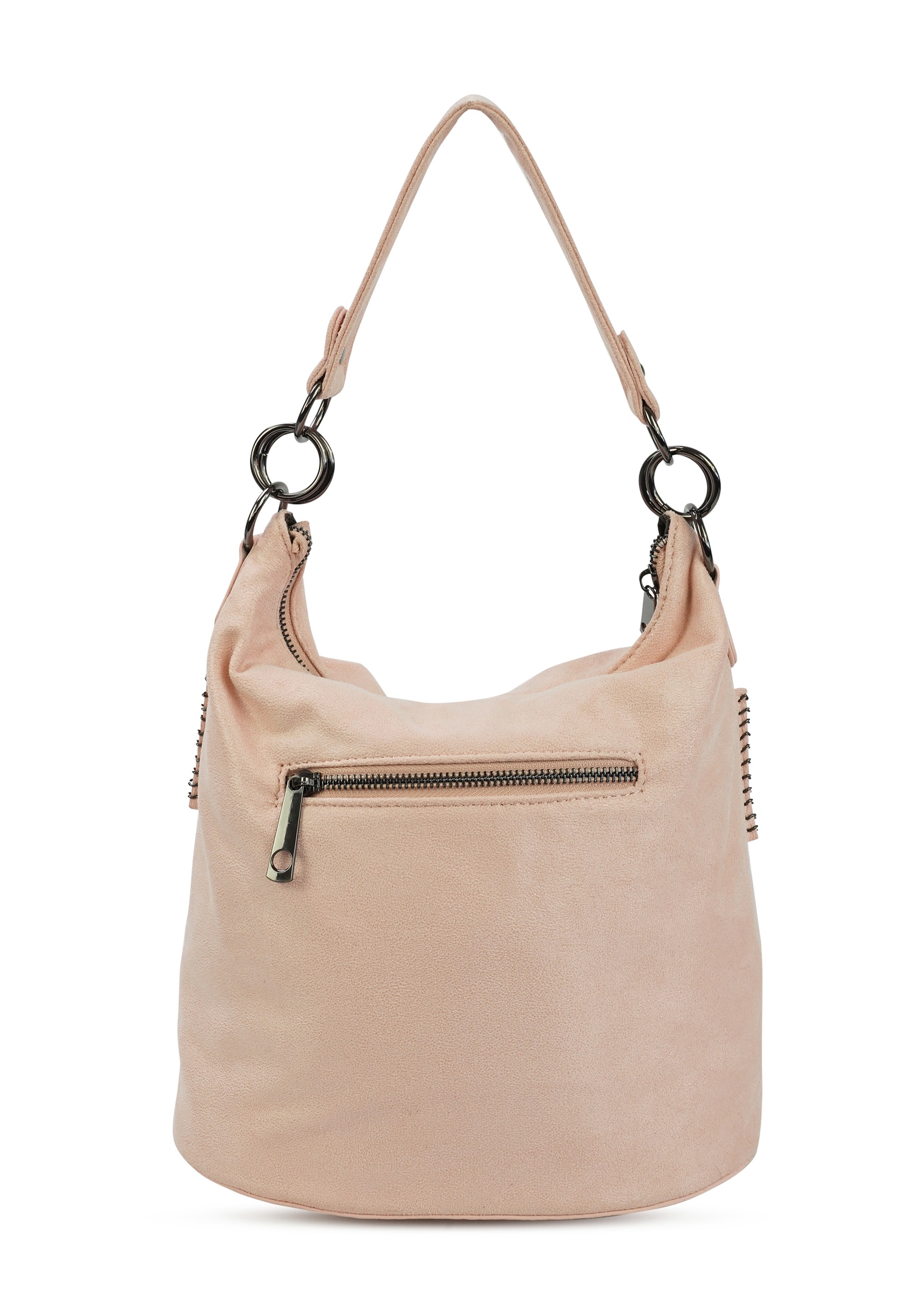 Harpa Schultertasche »Cher« aus changierendem Material, mit Ketten-Verzierung