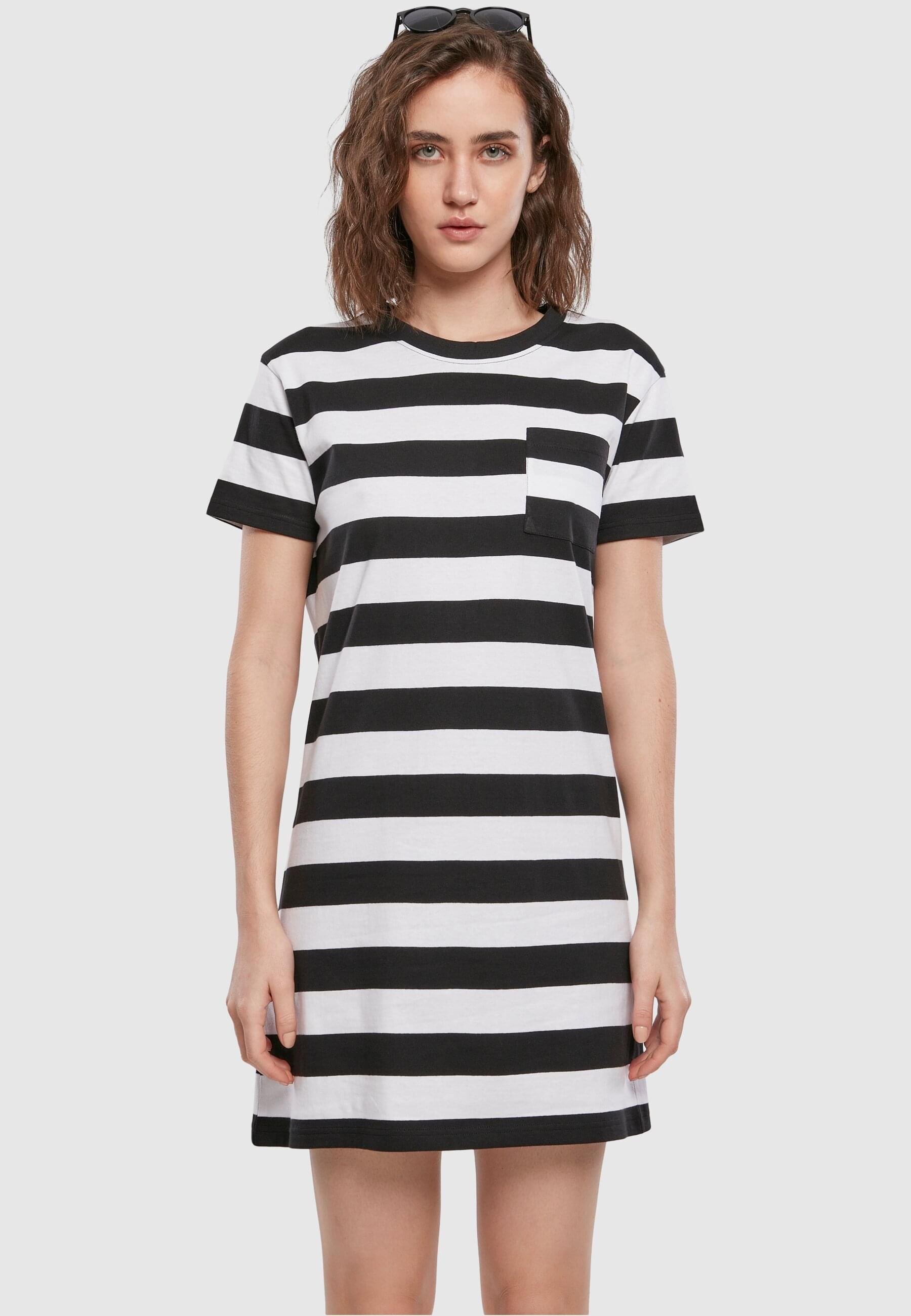 URBAN CLASSICS Shirtkleid »Urban Classics Damen Ladies Stripe Boxy Tee Dress«, (1 tlg.)