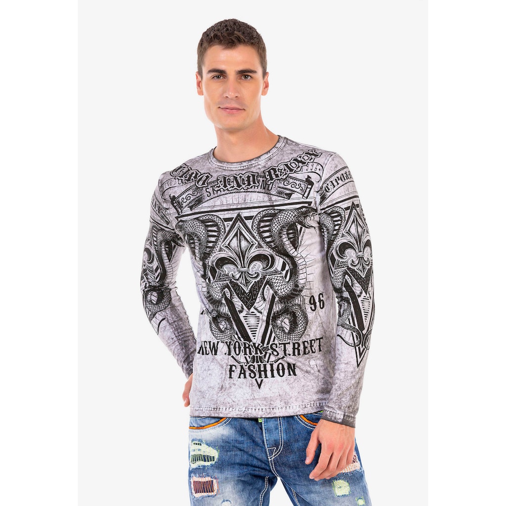 Cipo & Baxx Langarmshirt