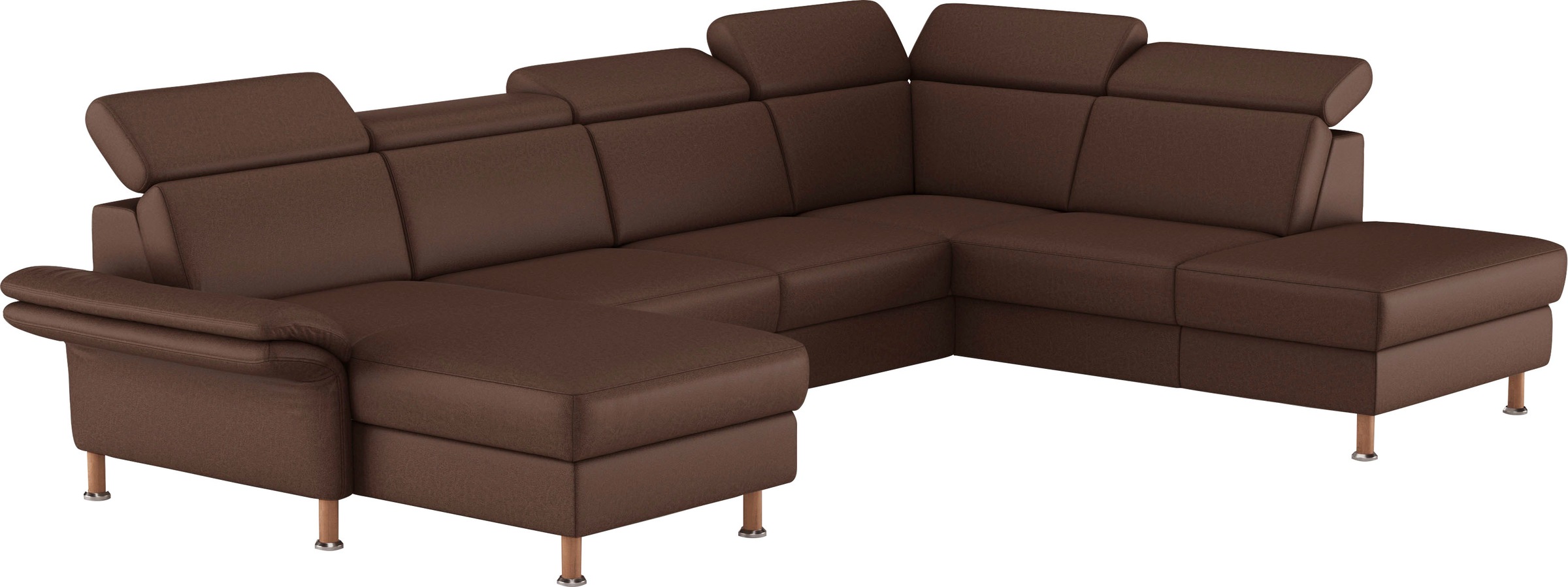Home affaire Wohnlandschaft »Calypso U-Form«, wahlweise mit motorischer Relaxfunktion