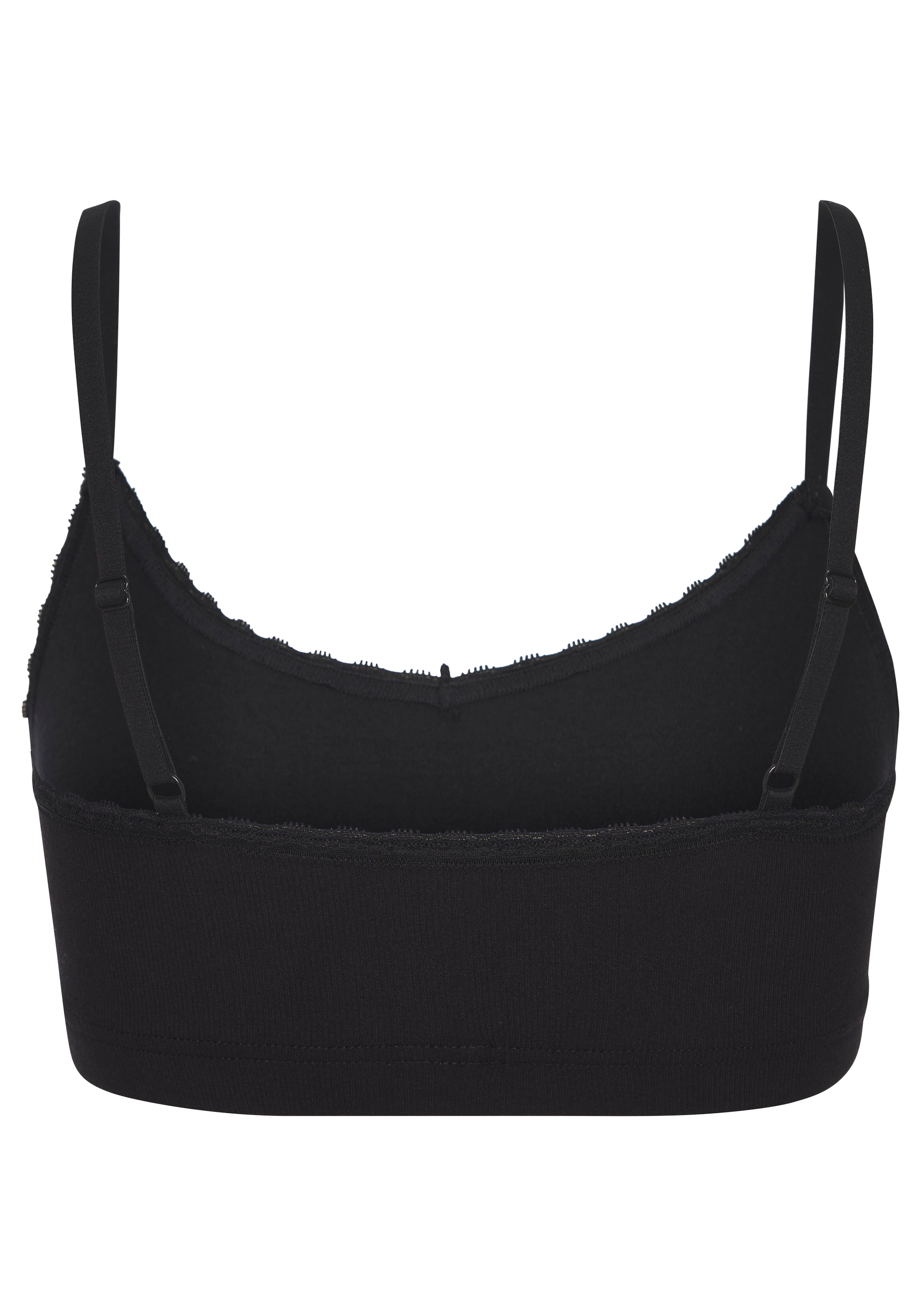 LASCANA Bustier in elastischer Rippen-Qualität