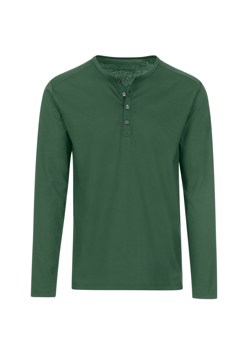 Trigema Longsleeve "TRIGEMA Langarmshirt mit Knopfleiste" 1 Stk. tlg. günstig online kaufen