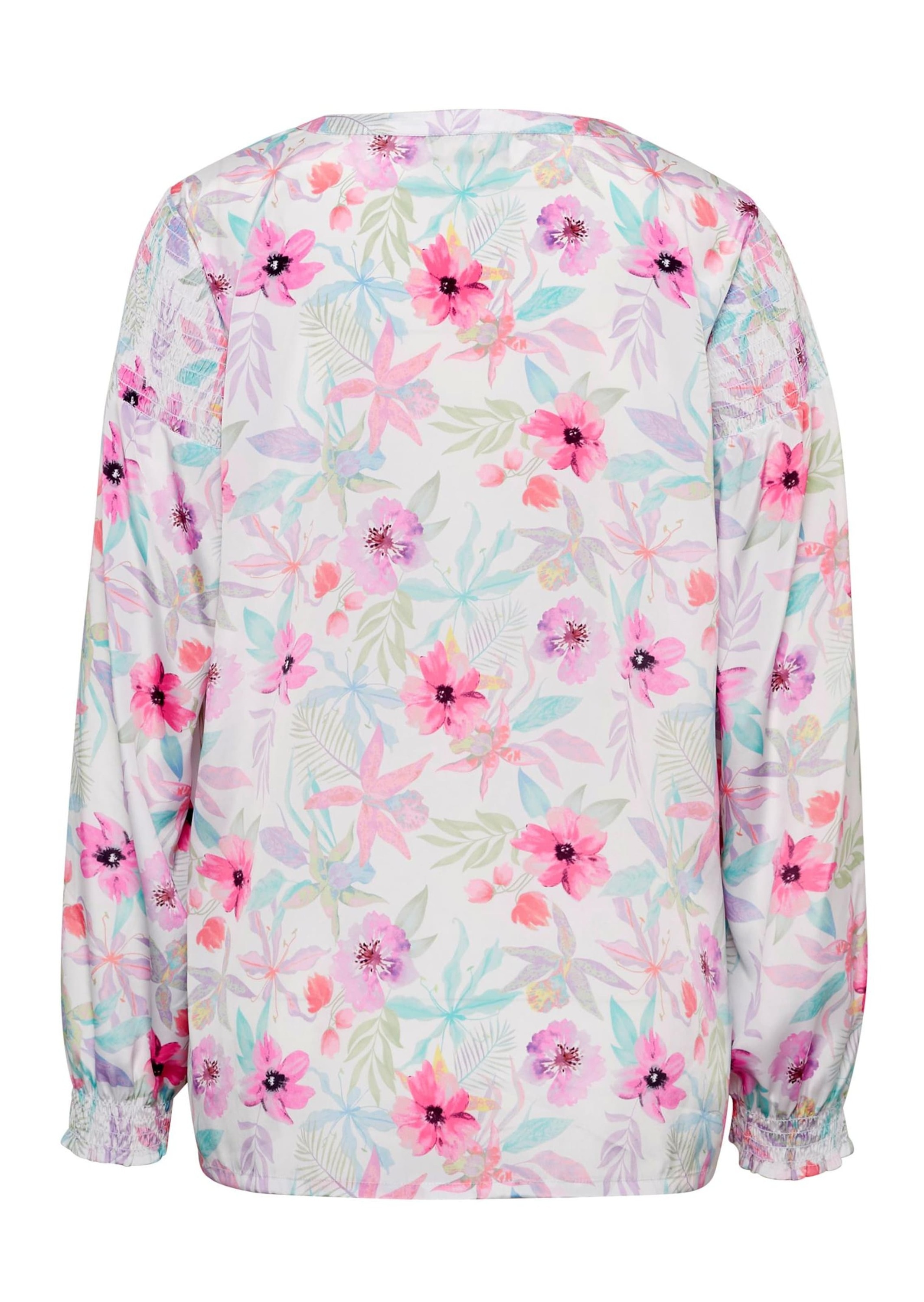 GOLDNER Druckbluse »Druckbluse Druckbluse aus pflegeleichtem Polyester«