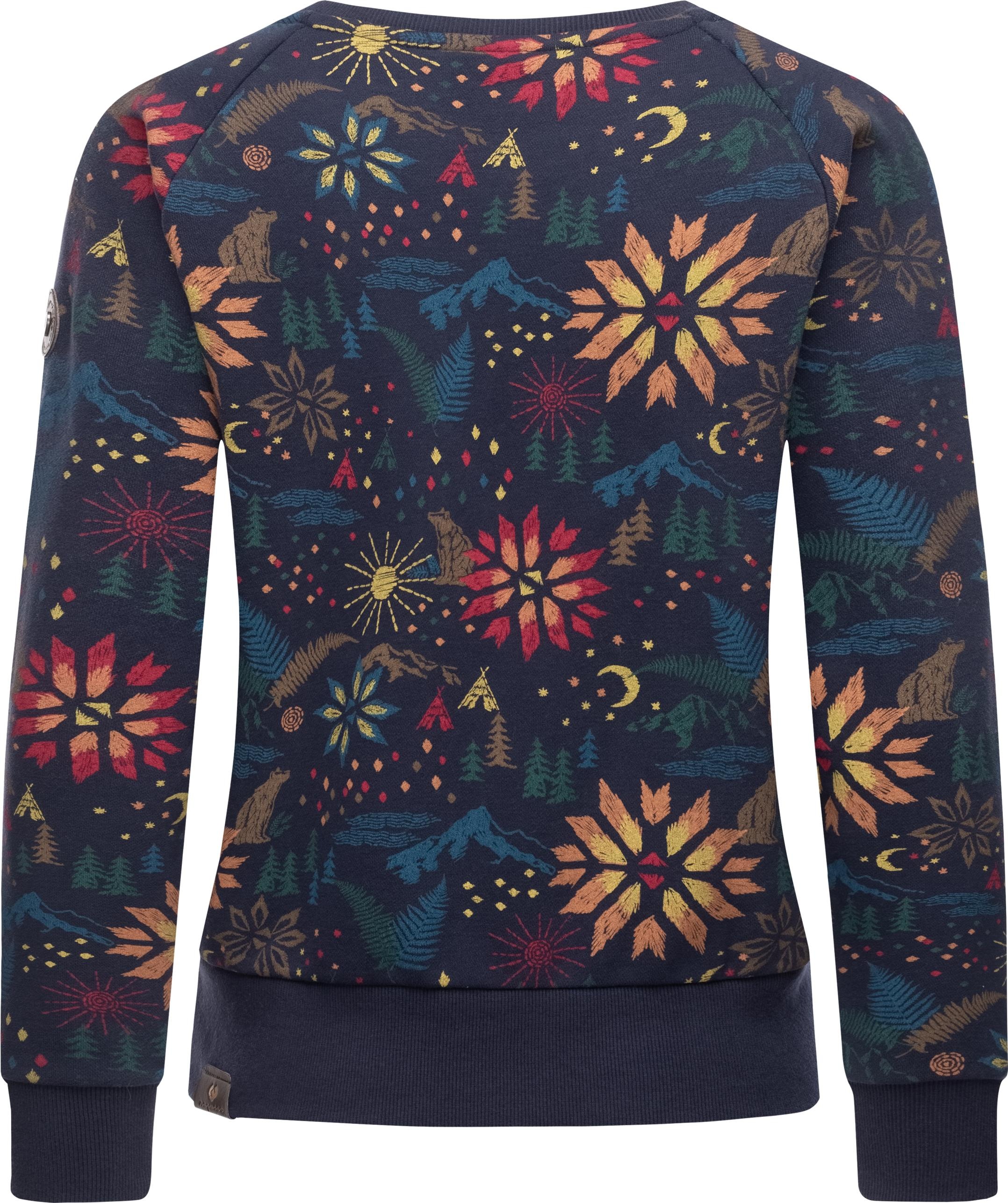 Pullover Ragwear Print-Muster mit online Damen Print«, Sweater bestellen BAUR Stylischer | »Johanka coolem