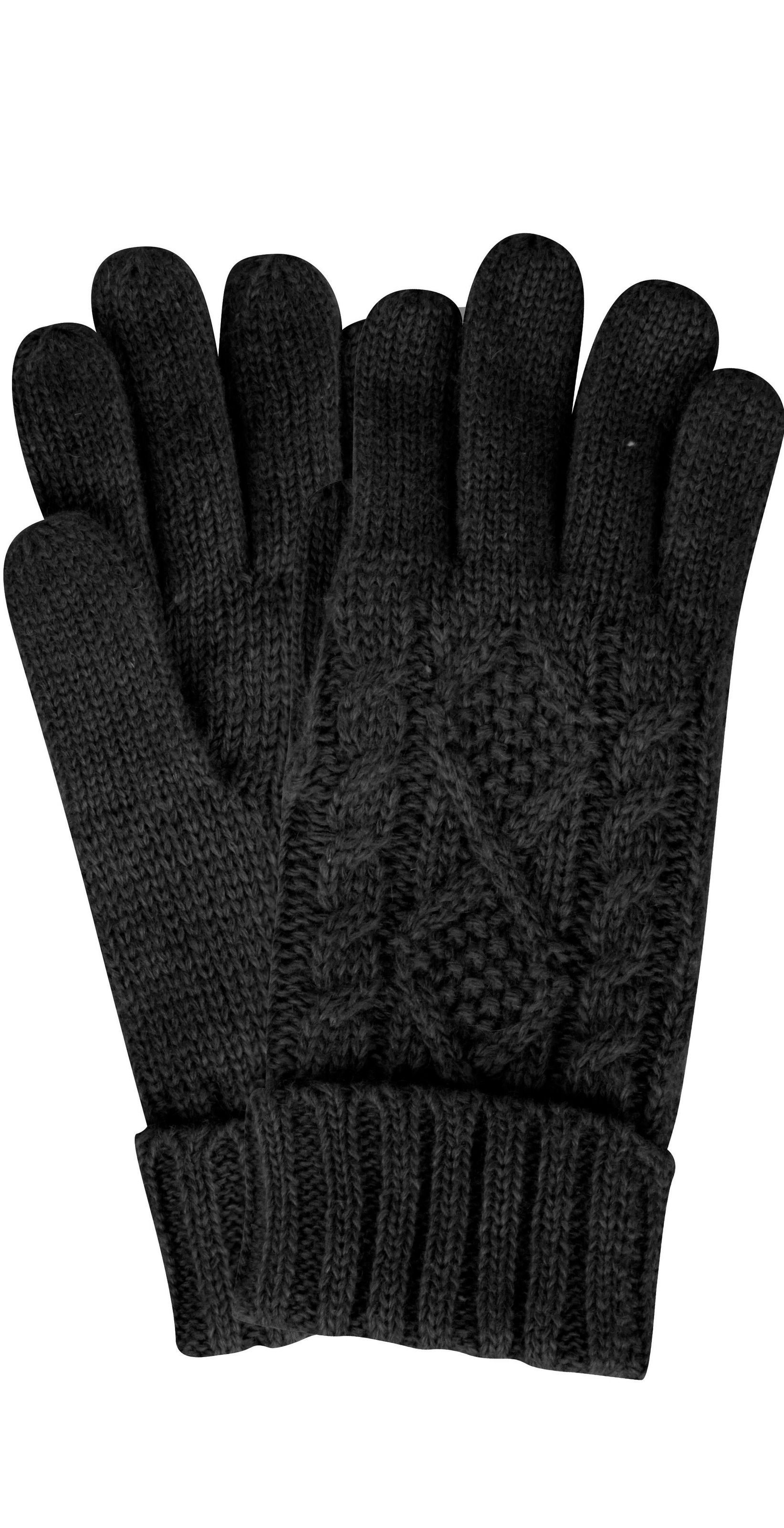 Capelli New York Strickhandschuhe, mit elegantem Zopfstrickmuster günstig online kaufen