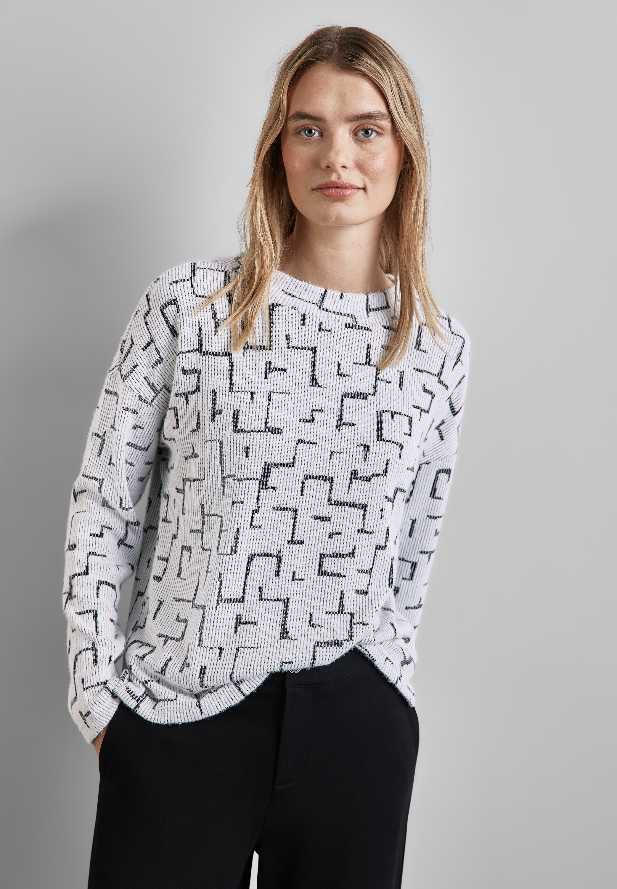 Langarmshirt, mit Turtleneck