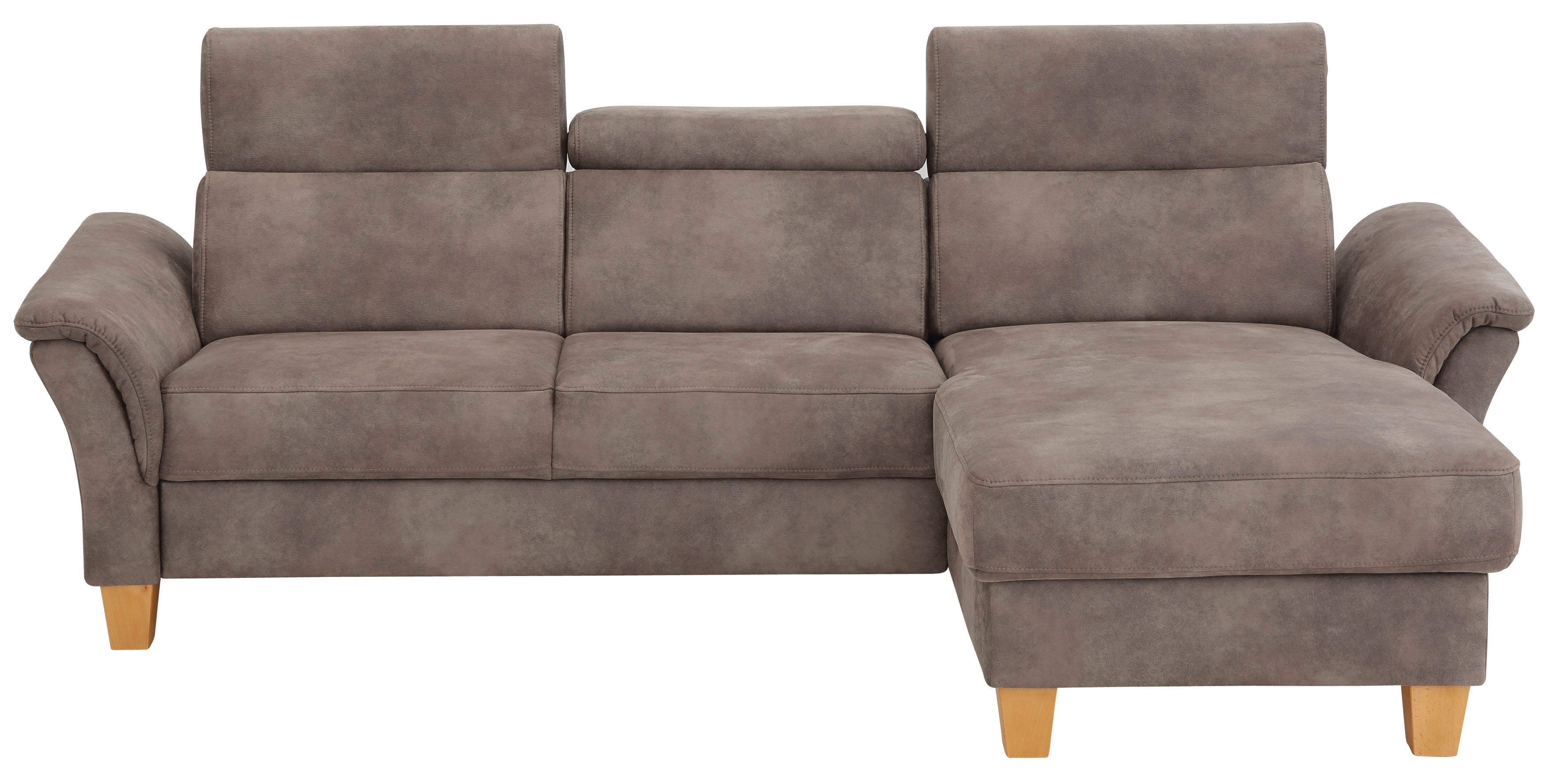 OTTO home Ecksofa "Conville L-Form" Federkern, wahlweise mit Schlaffunktion und Bettkasten bzw. Stauraum