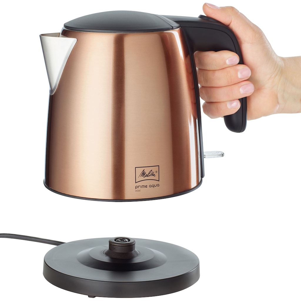 Melitta Wasserkocher »Prime Aqua Mini Metallic 1018-05«, 1 l, 2200 W