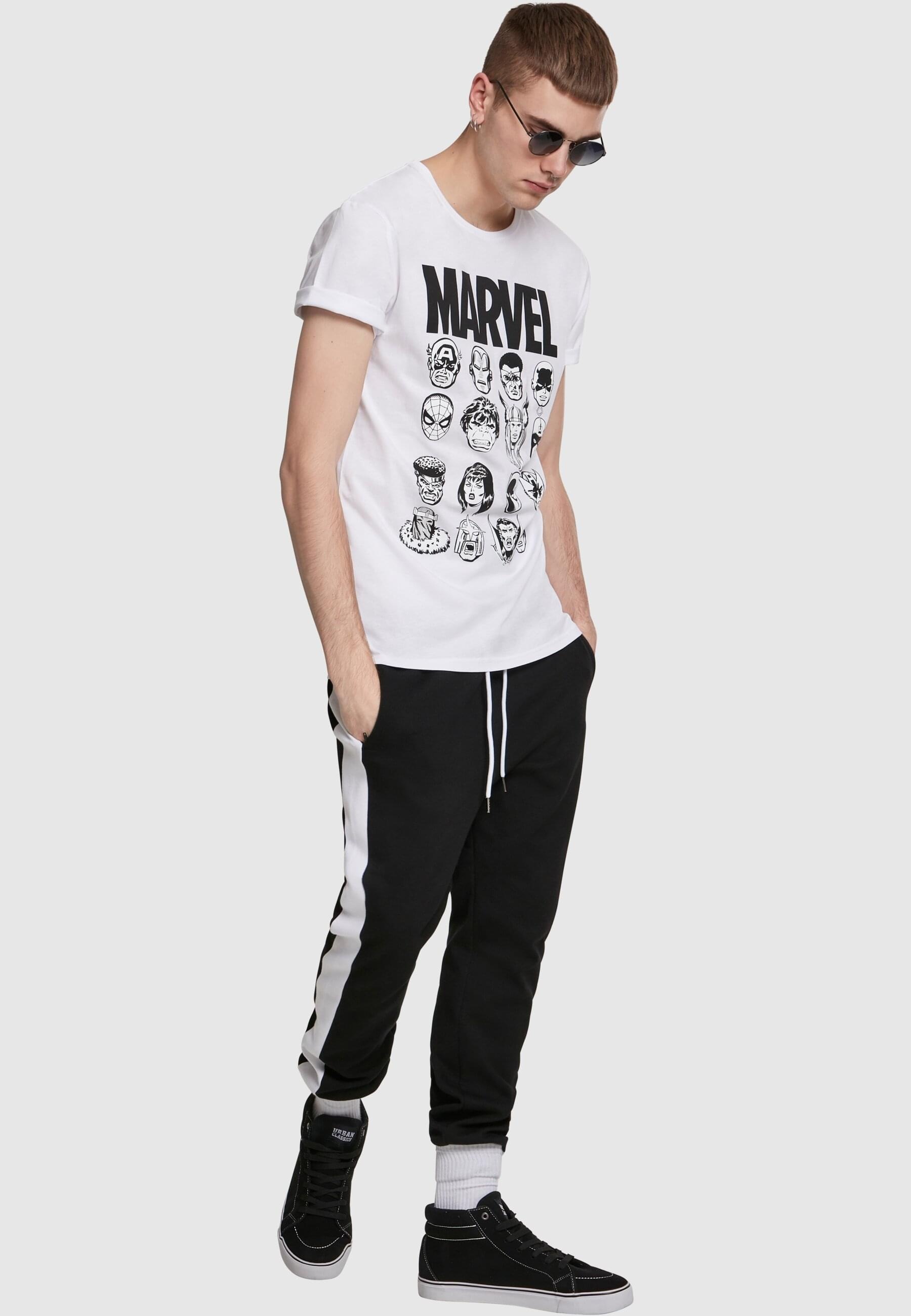 Merchcode T-Shirt »Merchcode Herren Marvel Crew Tee«, (1 tlg.)