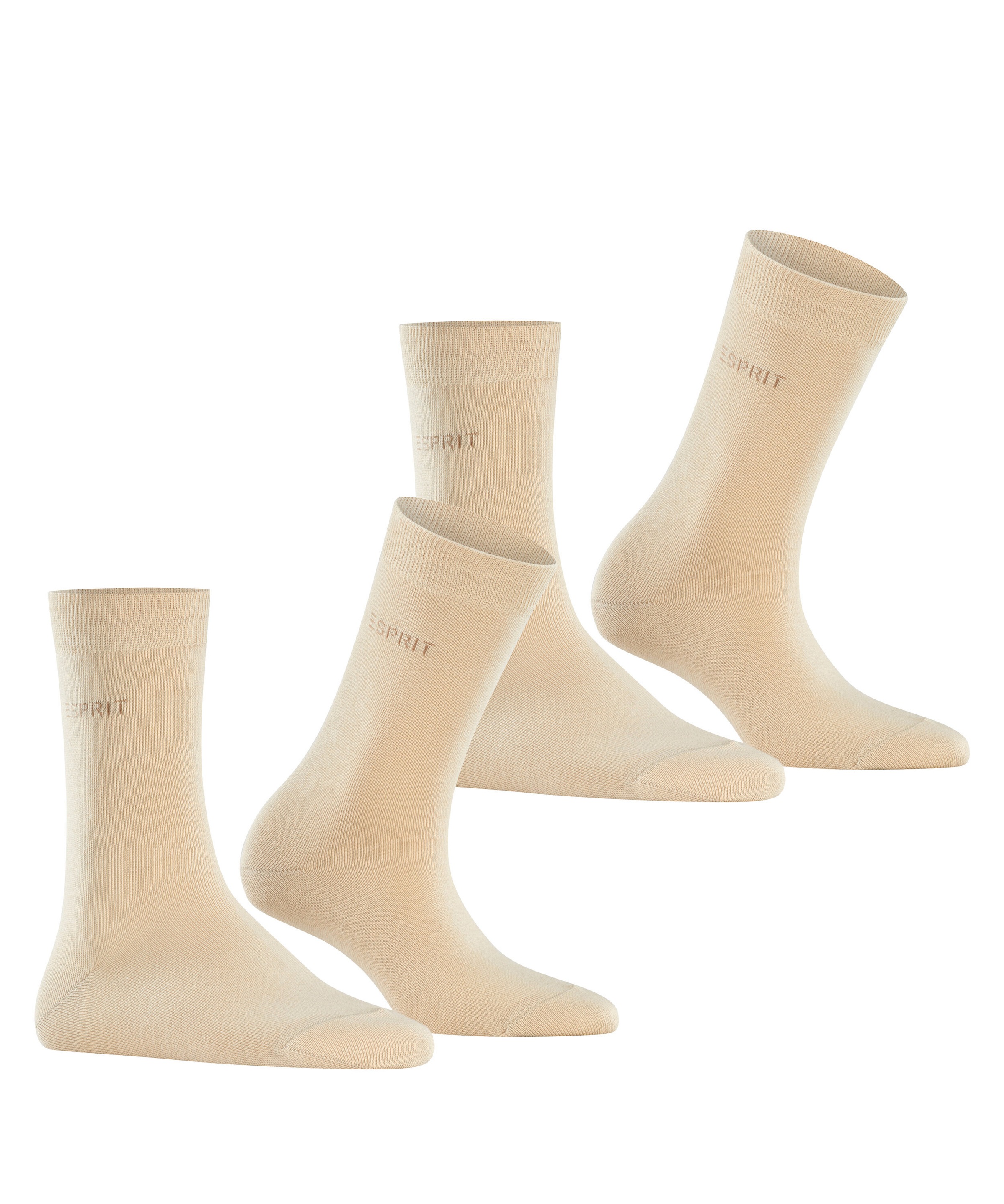 Esprit Socken "Uni", (2 Paar, 2er Pack), aus elastischem Material, atmungsa günstig online kaufen