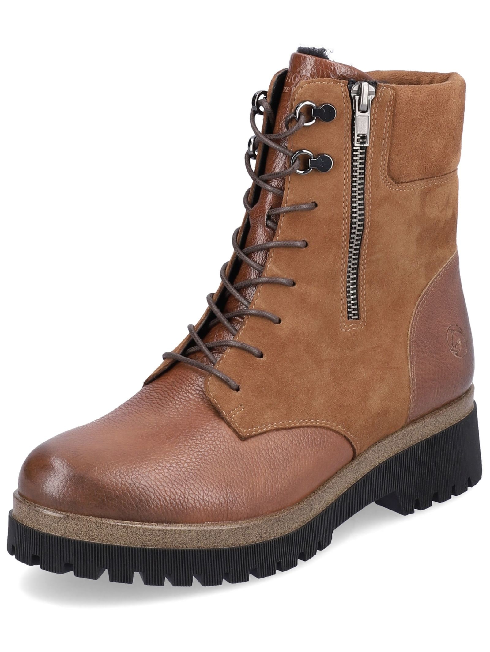Remonte Schnürstiefelette "Remonte Stiefelette Veloursleder" günstig online kaufen