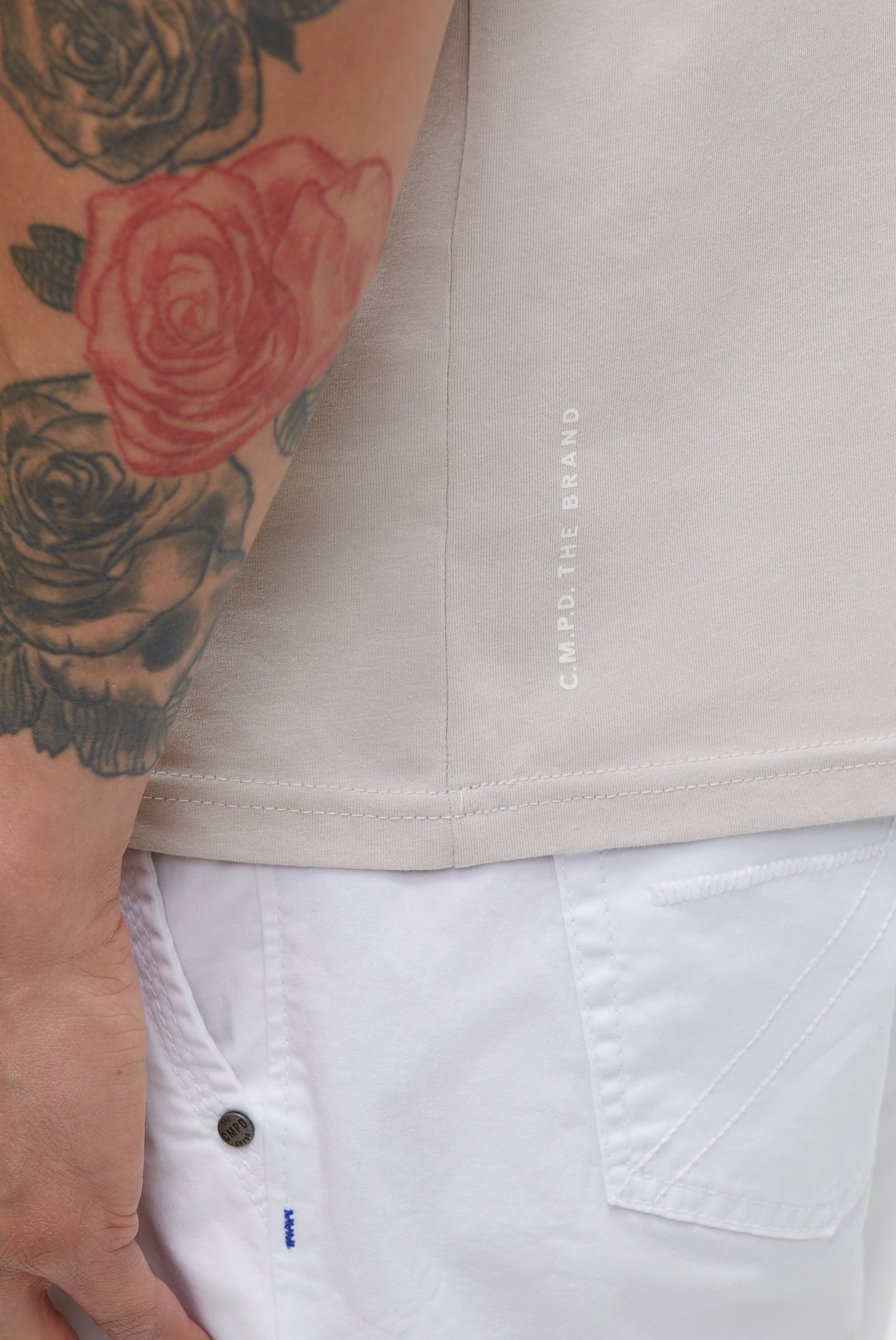 CMPD Rundhalsshirt aus Baumwolle