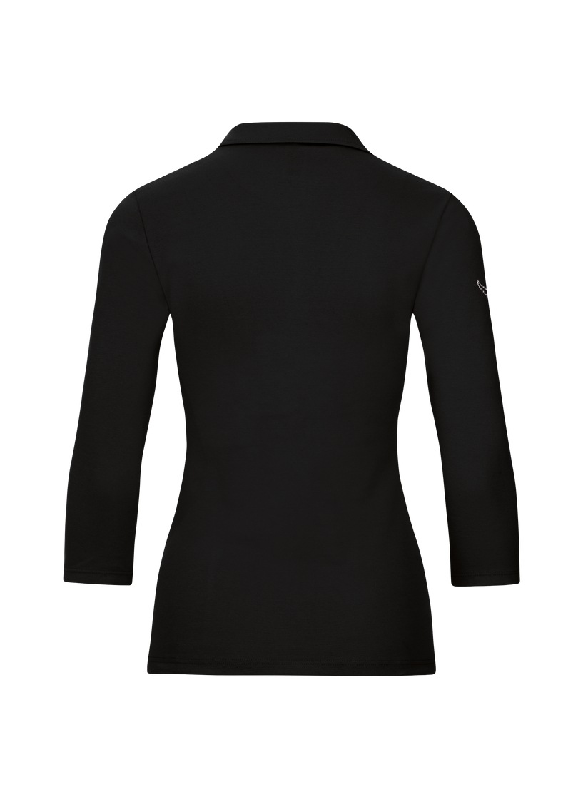 Trigema Poloshirt "TRIGEMA Poloshirt mit Kristallsteinen" 1 Stk. günstig online kaufen