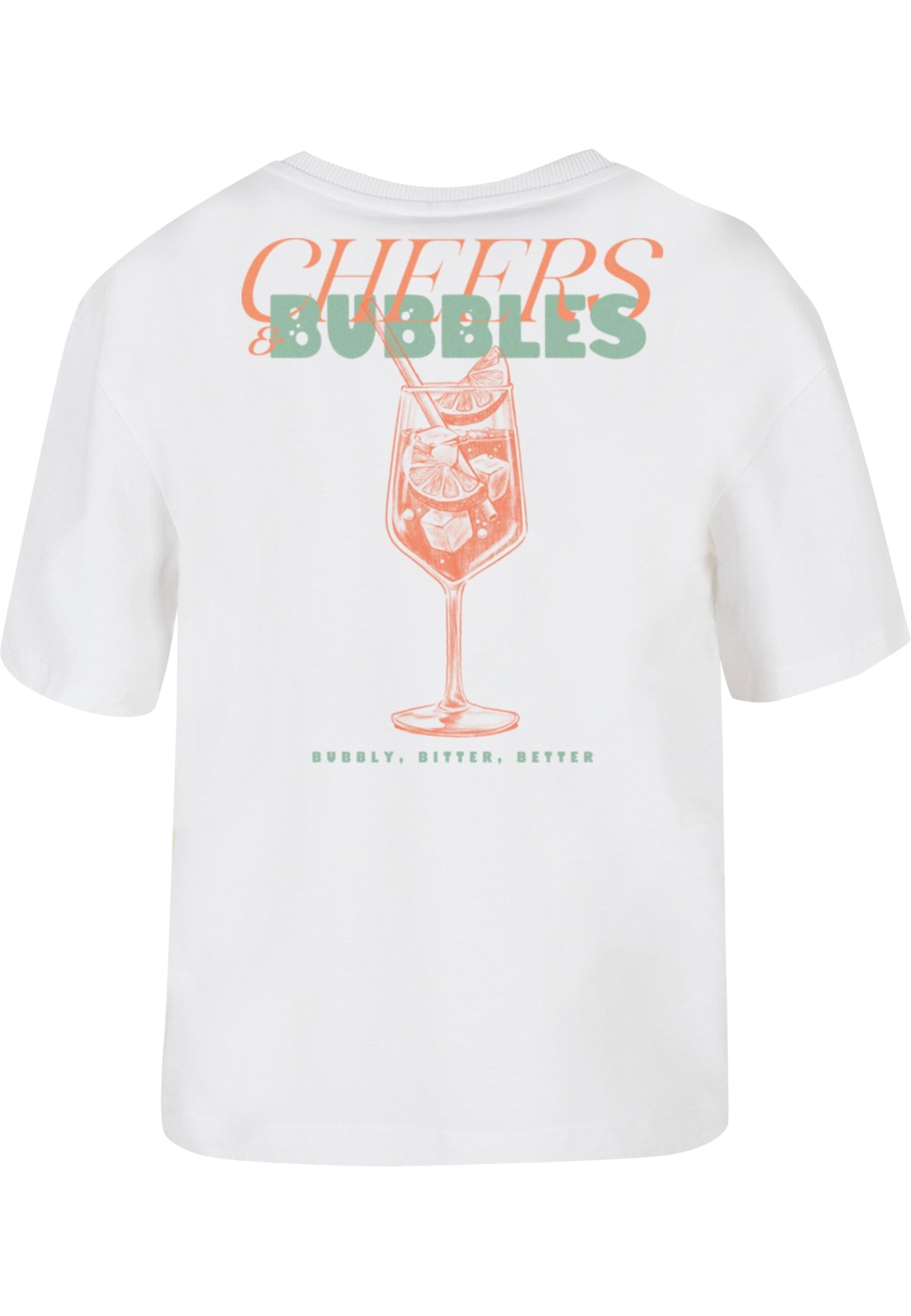 Miss Tee T-Shirt "Miss Tee Cheers And Bubbles Tee" 1 Stk. günstig online kaufen