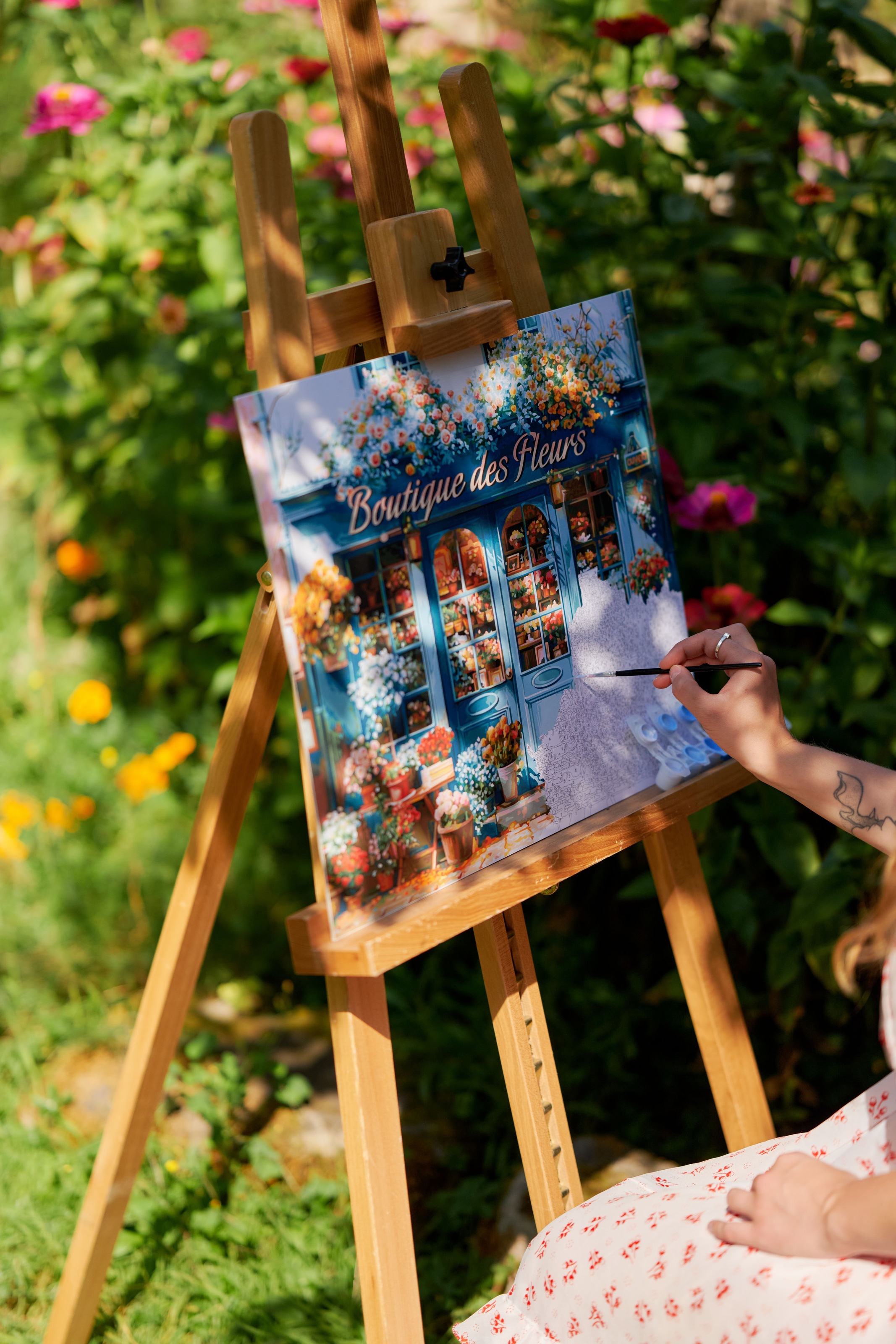 Schipper Malen nach Zahlen »Meisterklasse Premium - Französischer Blumenladen« Made in Germany