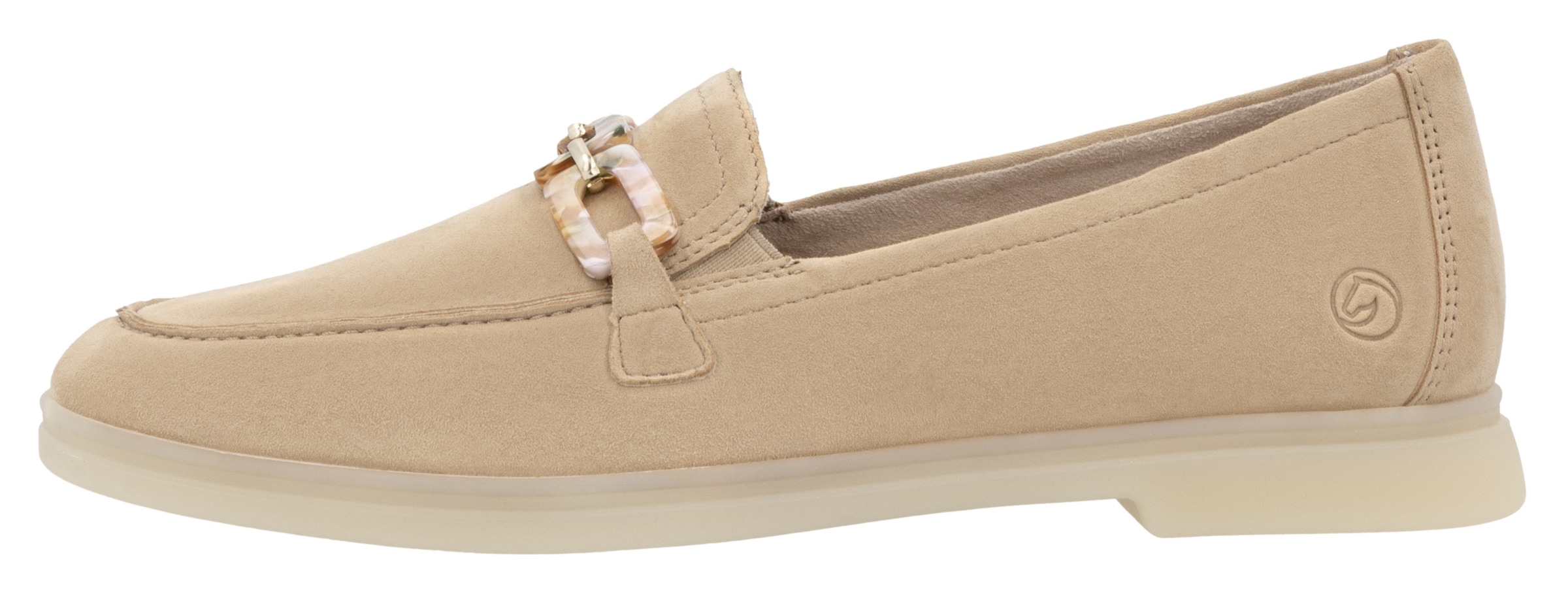 Remonte Loafer »Elisabeth Hurley-Collection«, Slipper, Halbschuh, Businessschuh mit modischer Zierkette