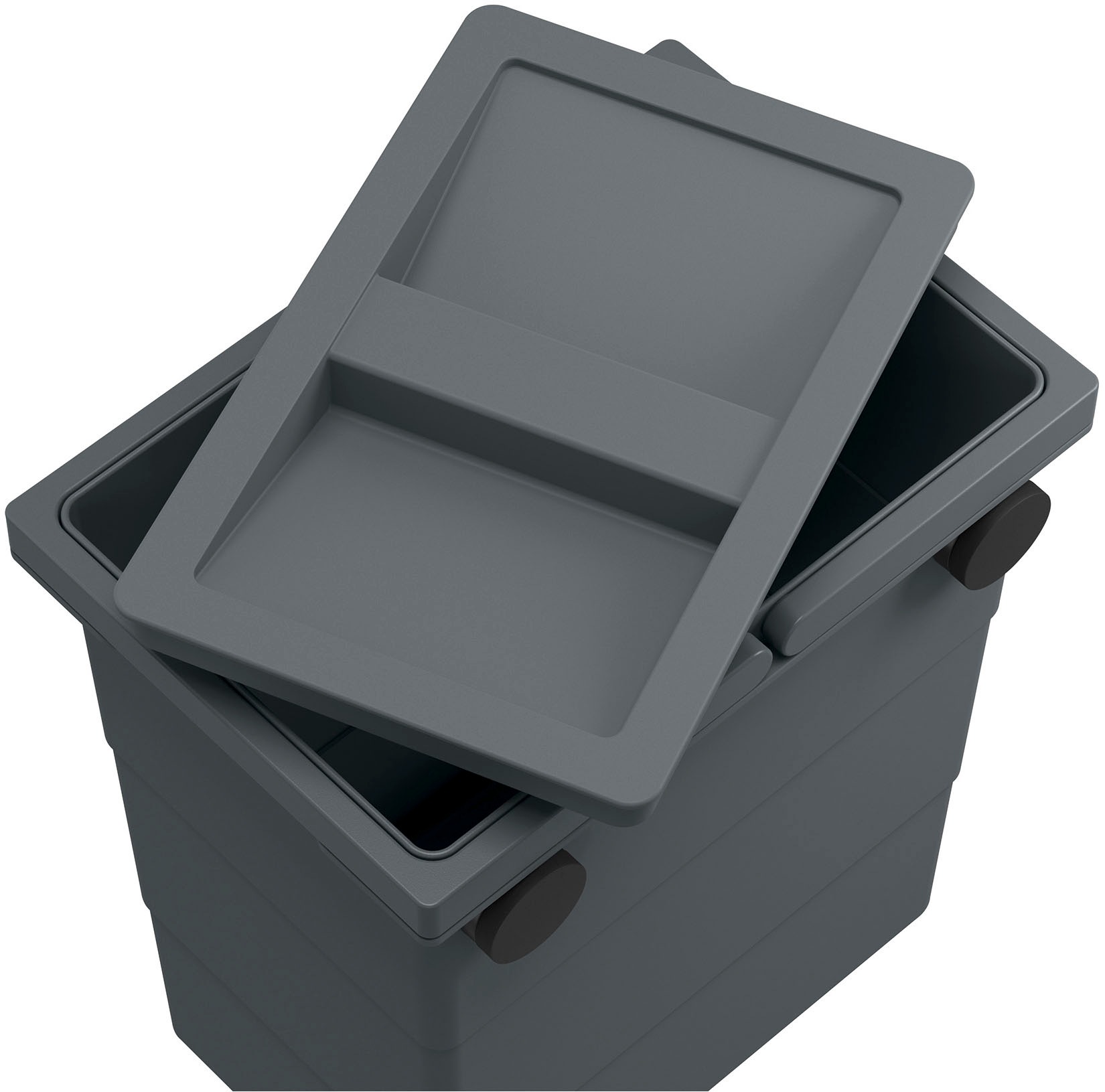 Thumbnail - Hailo Mülleimer "FLEXBOX S" 1 Behälter Kunststoff, geruchsdichter Deckel, 7 Liter