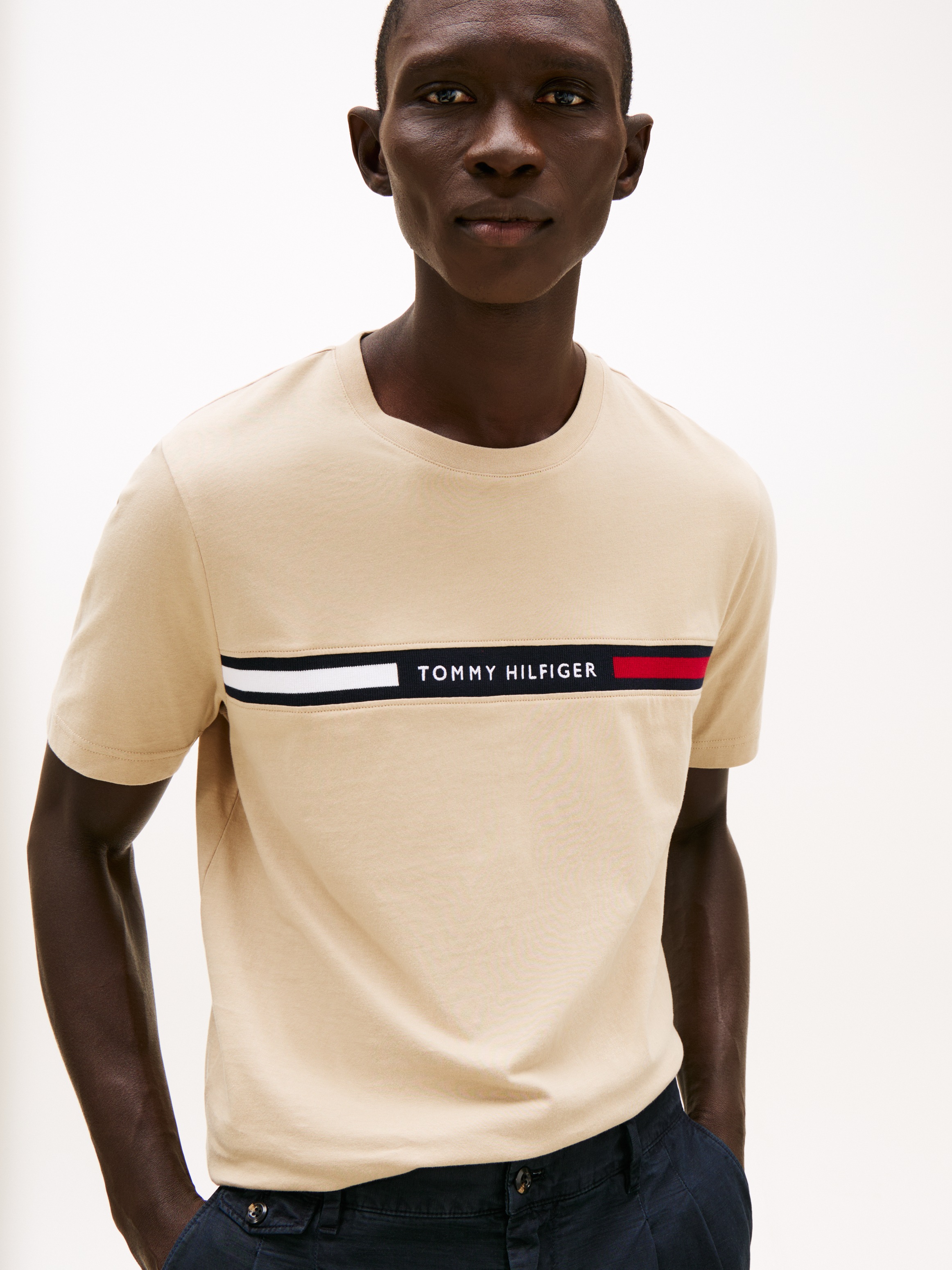 Tommy Hilfiger T-Shirt »HILFIGER CHEST INSERT TEE«