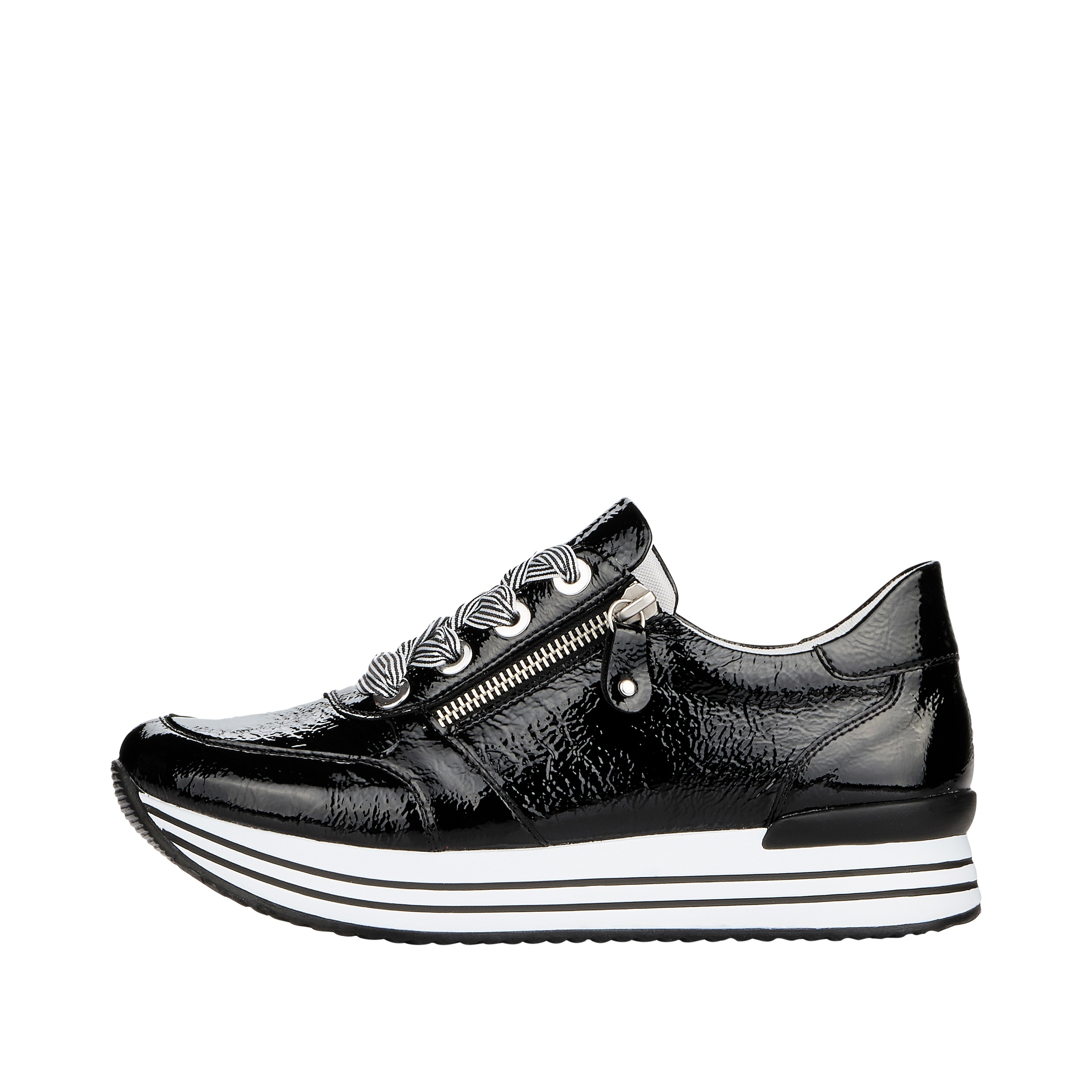Remonte Plateausneaker, Freizeitschuh, Halbschuh, Schnürschuh mit gepolstertem Schaftrand