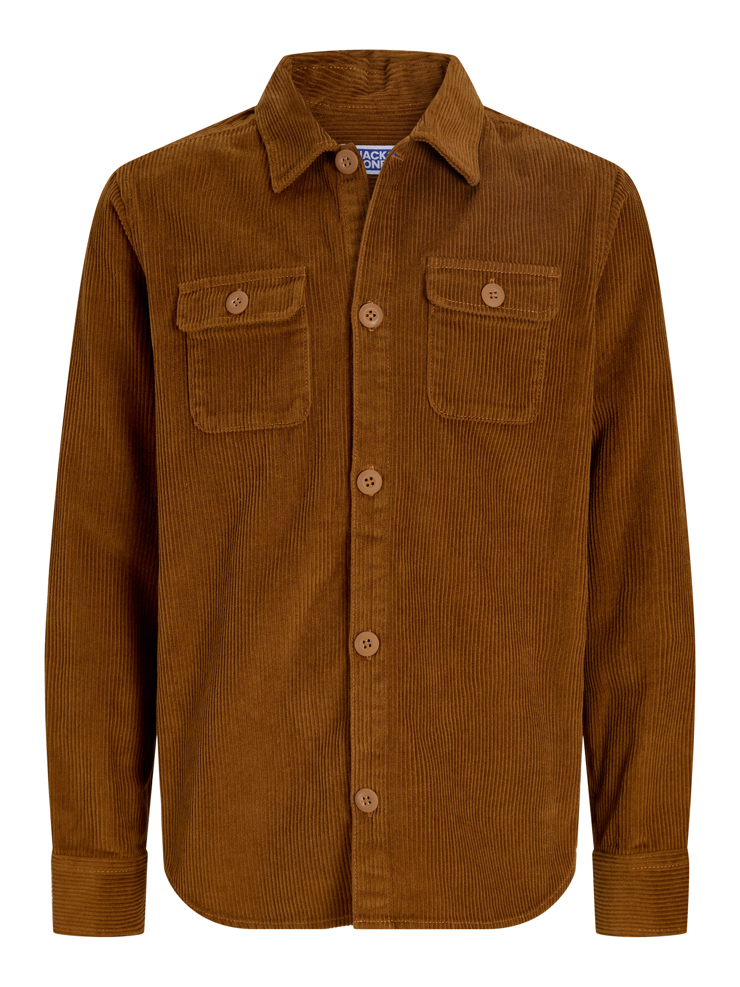 Jack & Jones Junior Langarmhemd »JJEREGENT CORD OVERSHIRT LS JNR« Baumwolle, locker geschnitten