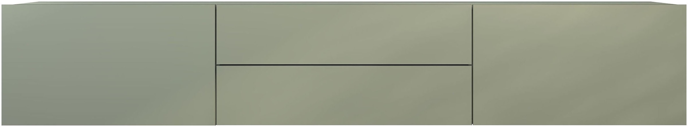 Thumbnail - borchardt Möbel Lowboard "Sophia" Breite 200 cm mit 2 Klappen und 2 Schubkästen, stehend und hängend