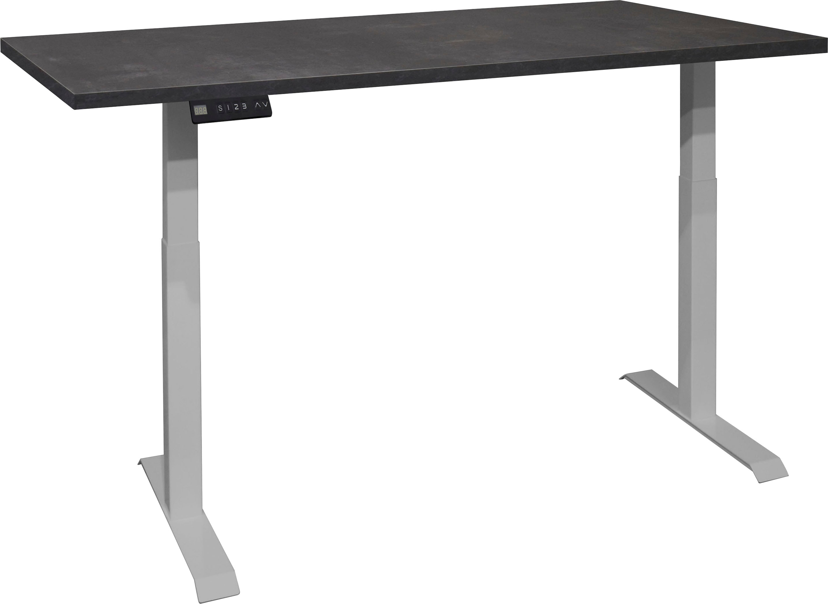 Mäusbacher "Big System Office" Breite 140 cm, elektrisch höhenverstellbar