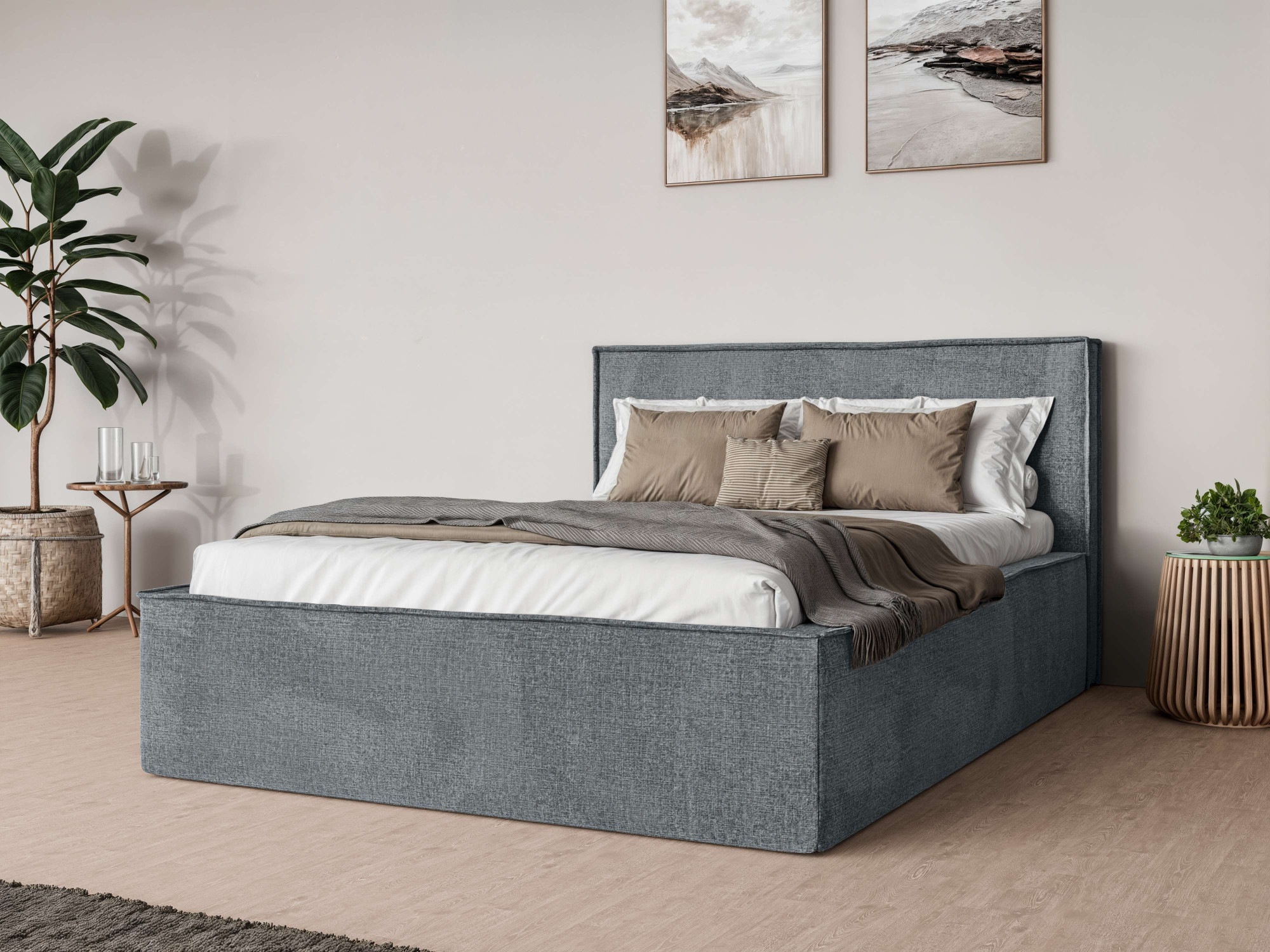 Home affaire Bett "Östavall wahlweise mit Matratze und Topper, in zwei Brei günstig online kaufen