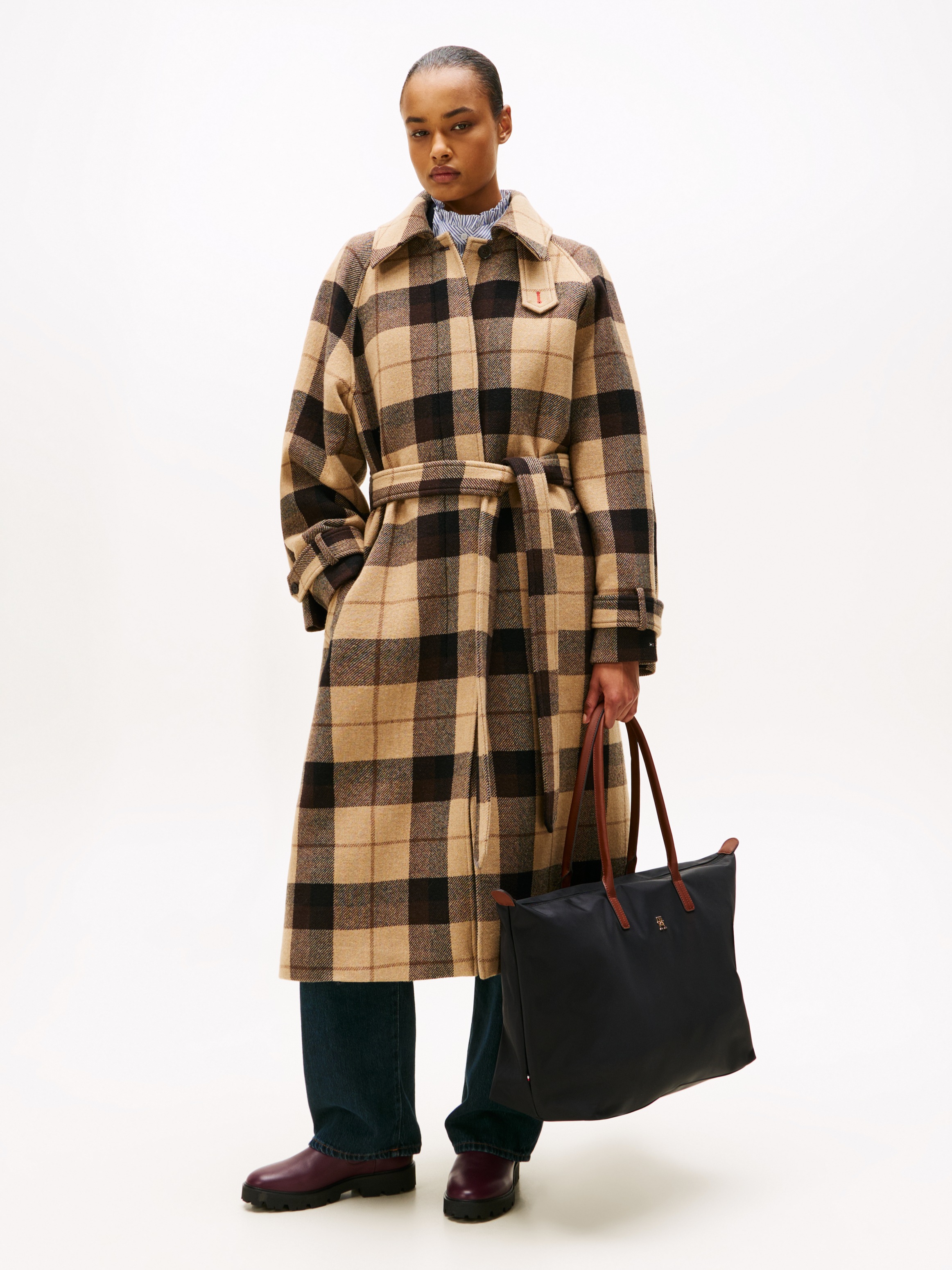 Tommy Hilfiger Tragetasche "POPETTE MAXI TOTE", Damen Umhängetasche, Schult günstig online kaufen