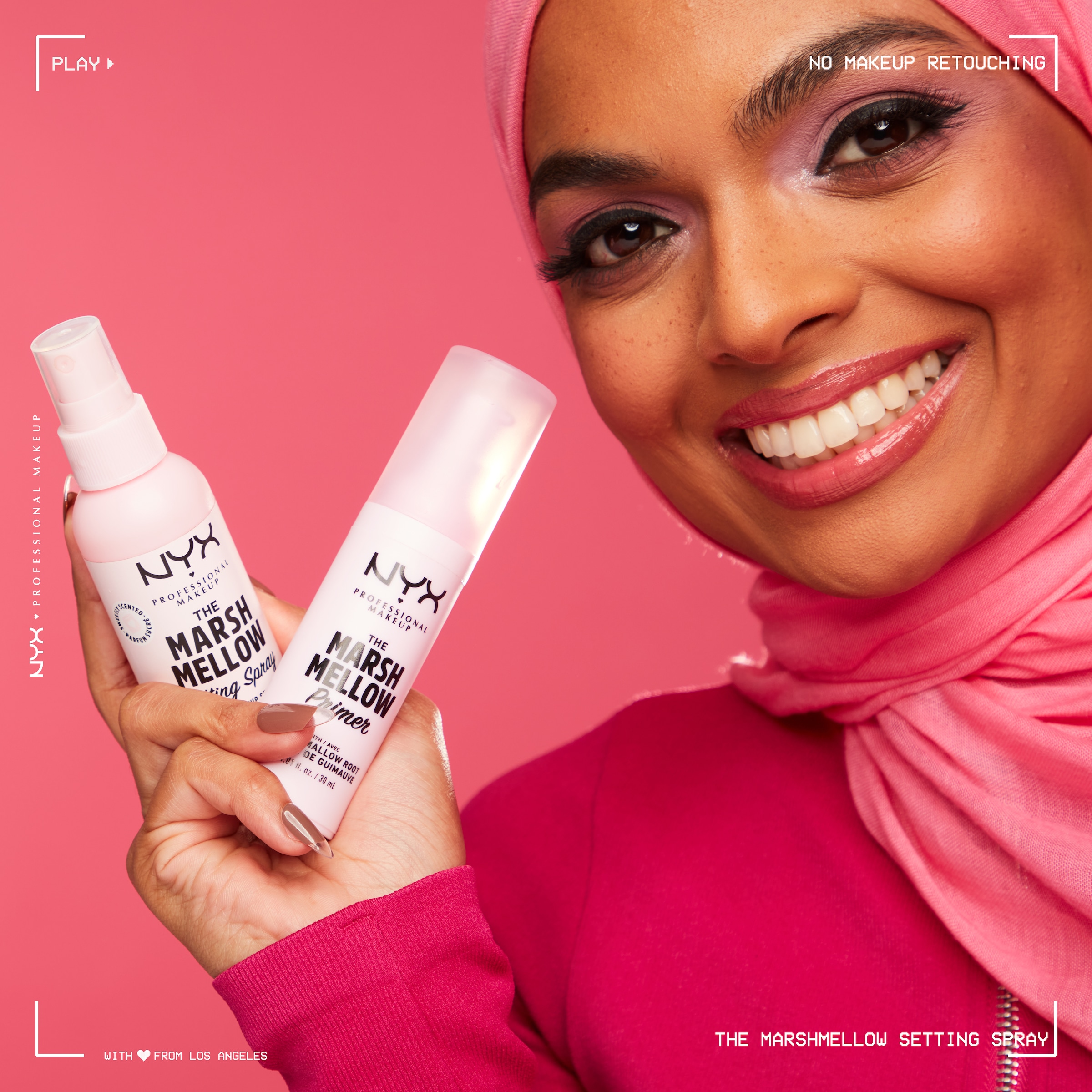 NYX Fixierspray »Makeup Marshmellow Setting Spray«, mit feinem Sprühnebel