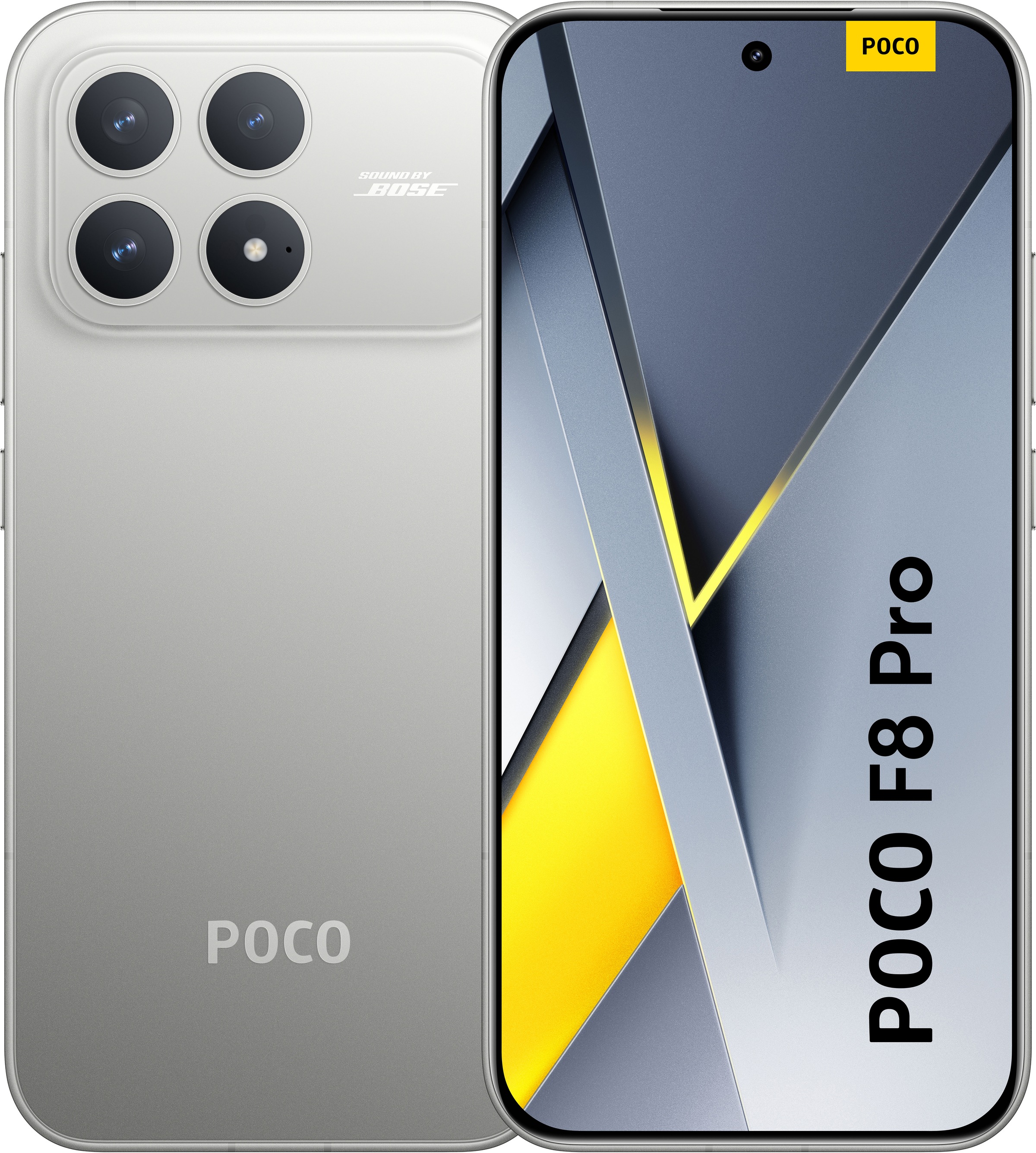 XIAOMI Smartphone "POCO F8 Pro", 512 GBtitanium silber, Mobiltelefone