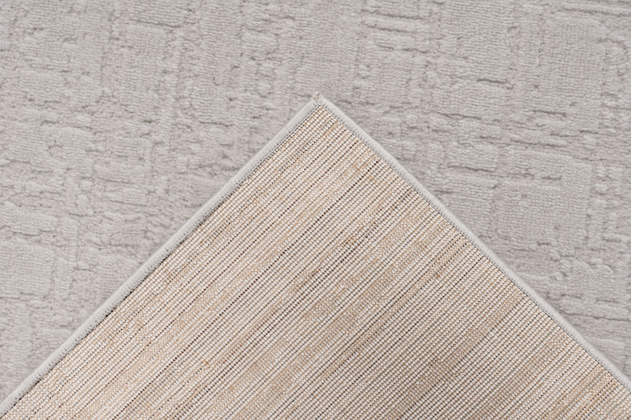 Teppich KAYOOM "Bandito 125", silber, B:200cm H:11mm L:290cm, Polyester, Teppiche, Teppich, Kurzflor, Wohnzimmer 3