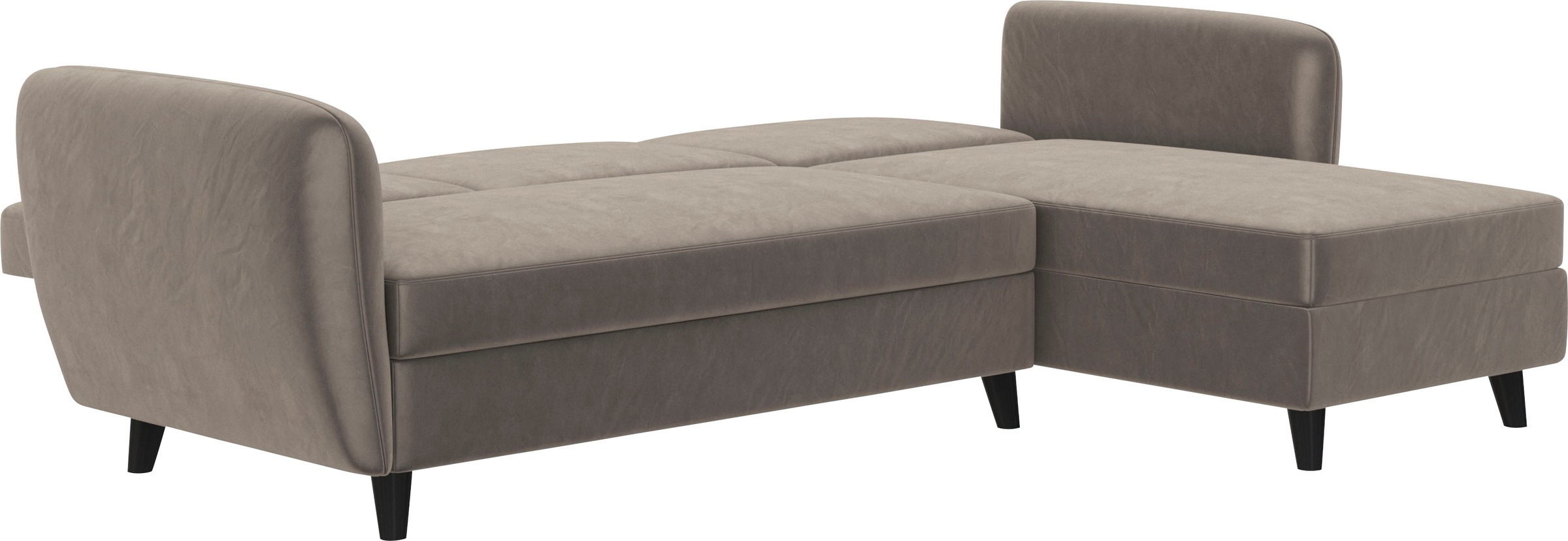 Dorel Home Ecksofa »Perry, L-Form,«, Rückenlehne, verschiedene Farbvarianten, Sitzhöhe 43 cm, Breite 219 cm