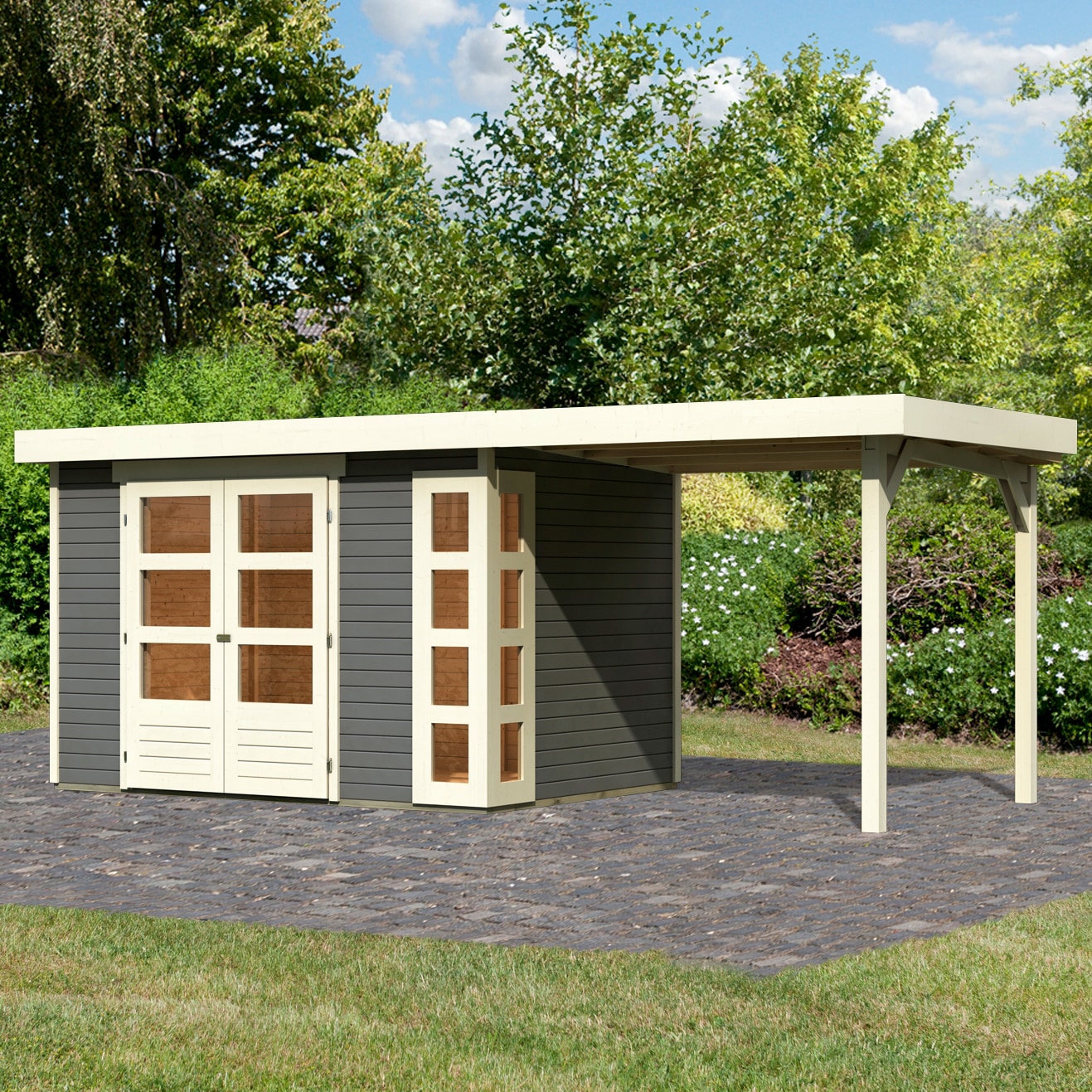Karibu Gartenhaus "Nordsee 4" günstig online kaufen