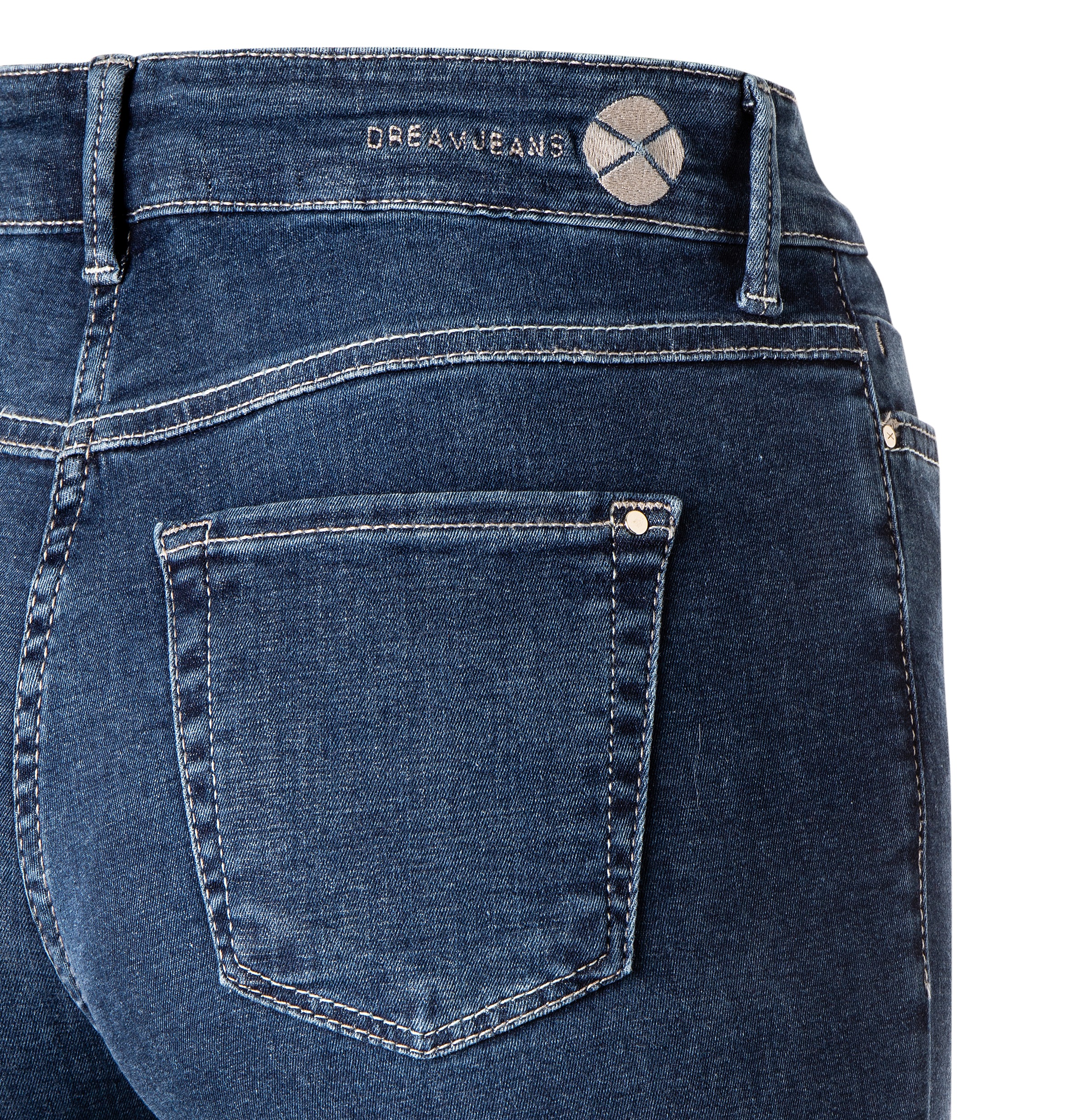MAC 7/8-Jeans »Dream Chic«, verkürzte Form mit Reißverschluss