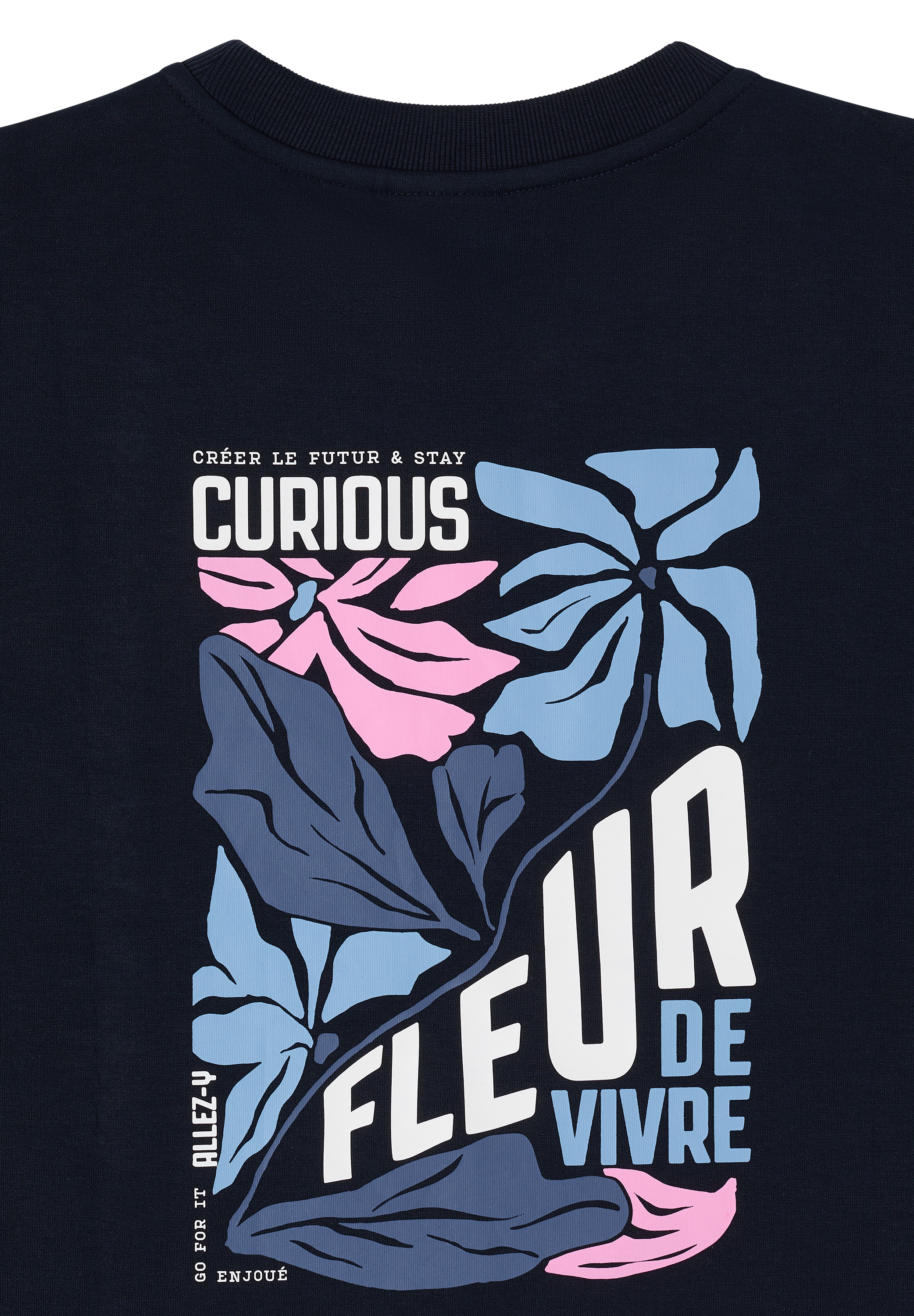 Cecil Sweater , Kurzarmsweater mit großem Rückenprint
