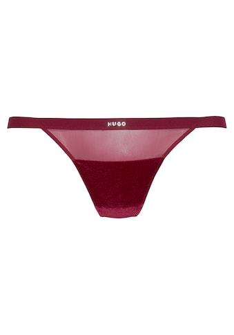 HUGO Underwear HUGO stringai »THONG VELVET« su Samtbe...