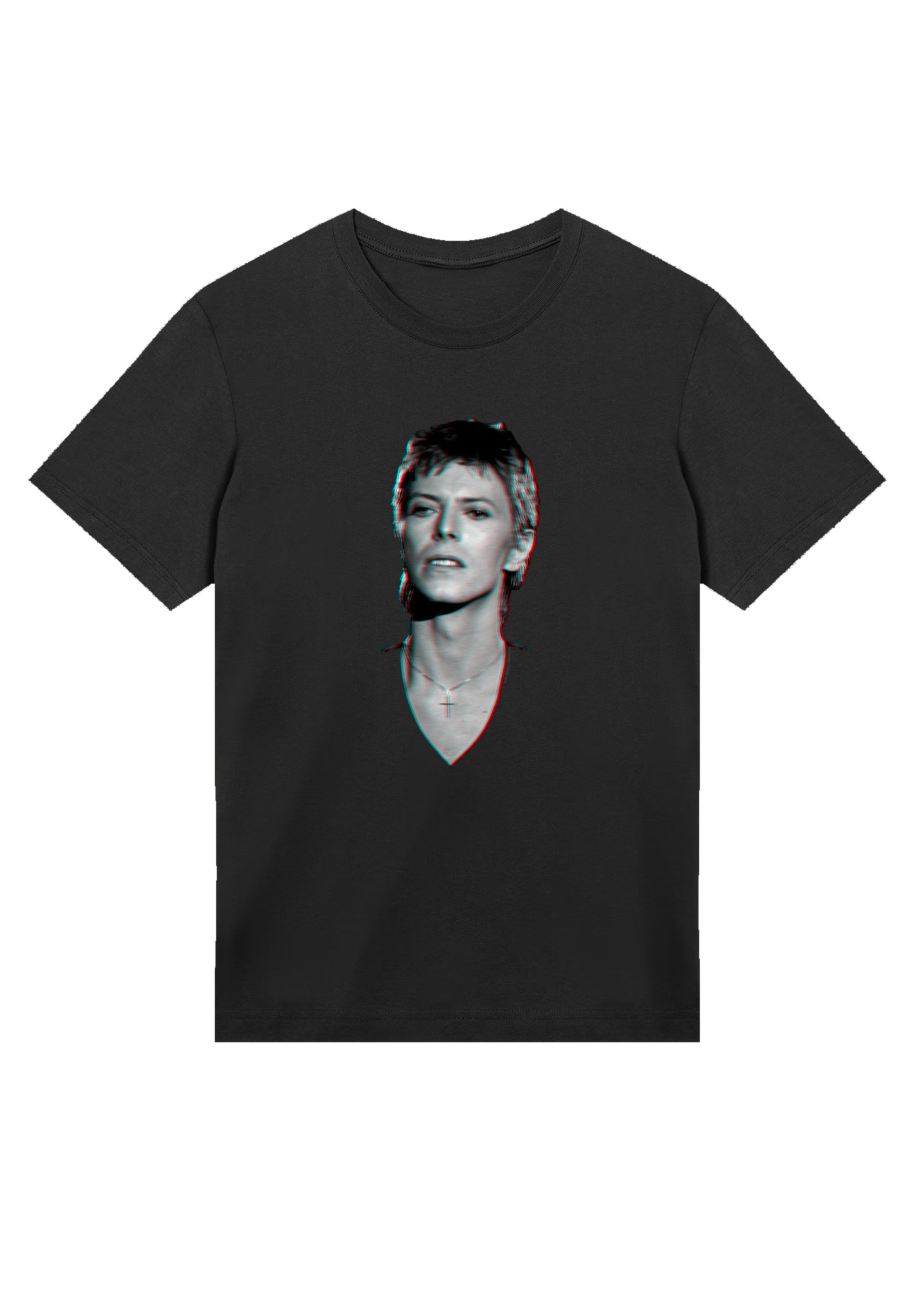 F4NT4STIC T-Shirt »TV Times Pop Star David Bowie Portrait 1977« Premium Qualität