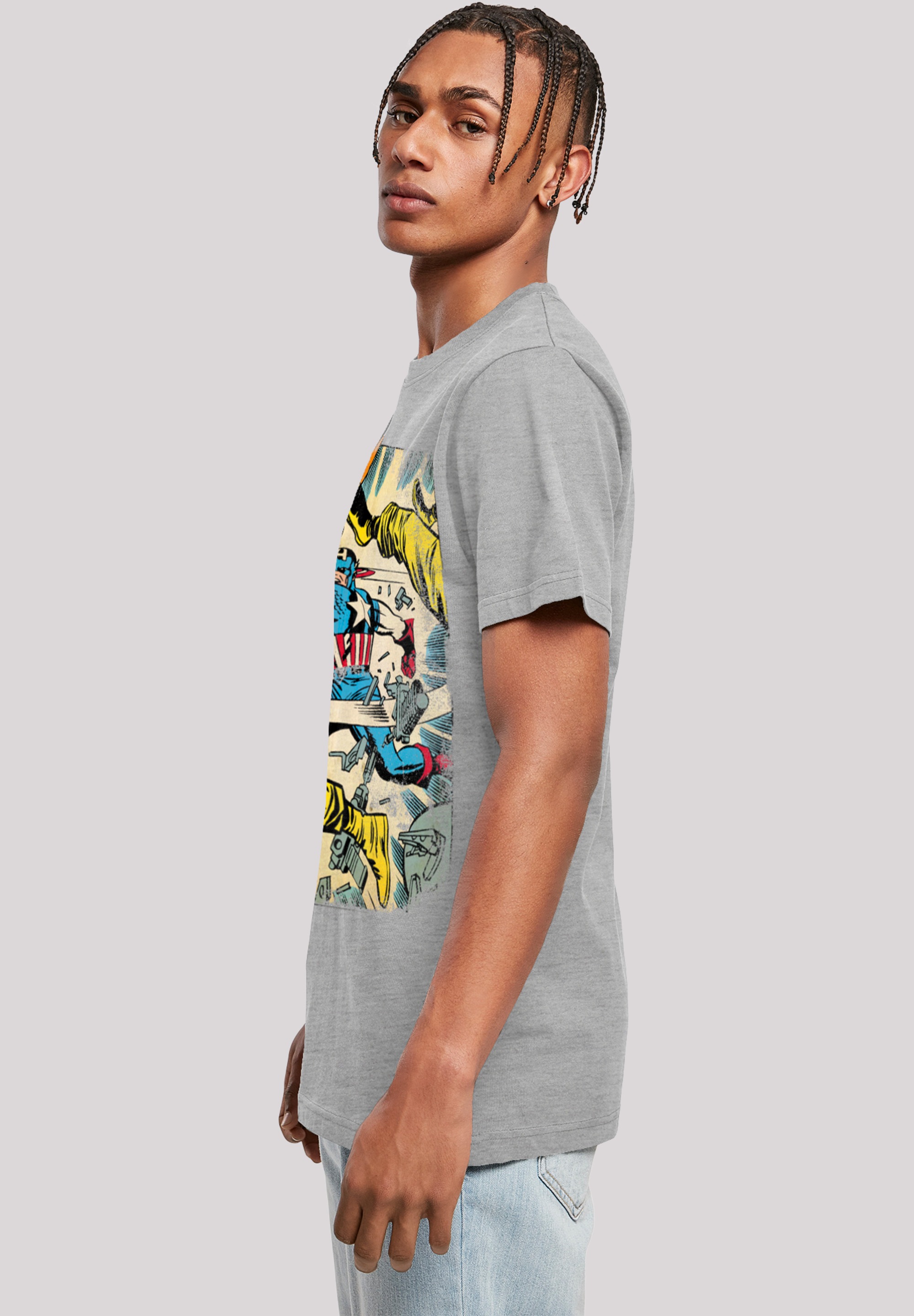F4NT4STIC Kurzarmshirt »F4NT4STIC Herren«, (1 tlg.)