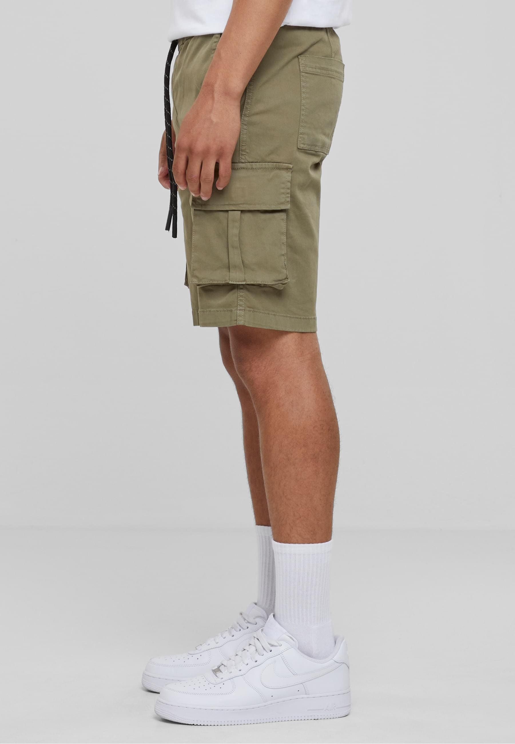 URBAN CLASSICS Stoffhose »Urban Classics Herren Drawstring Cargo Shorts«, (1 tlg.)