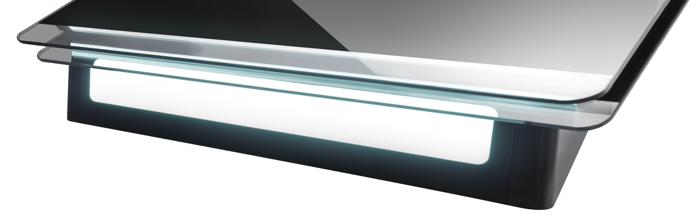 Amica Kaminhaube »KHF 695 801 S« Schwarz, stilvoll, flexibel – helles Licht, schnell sauber