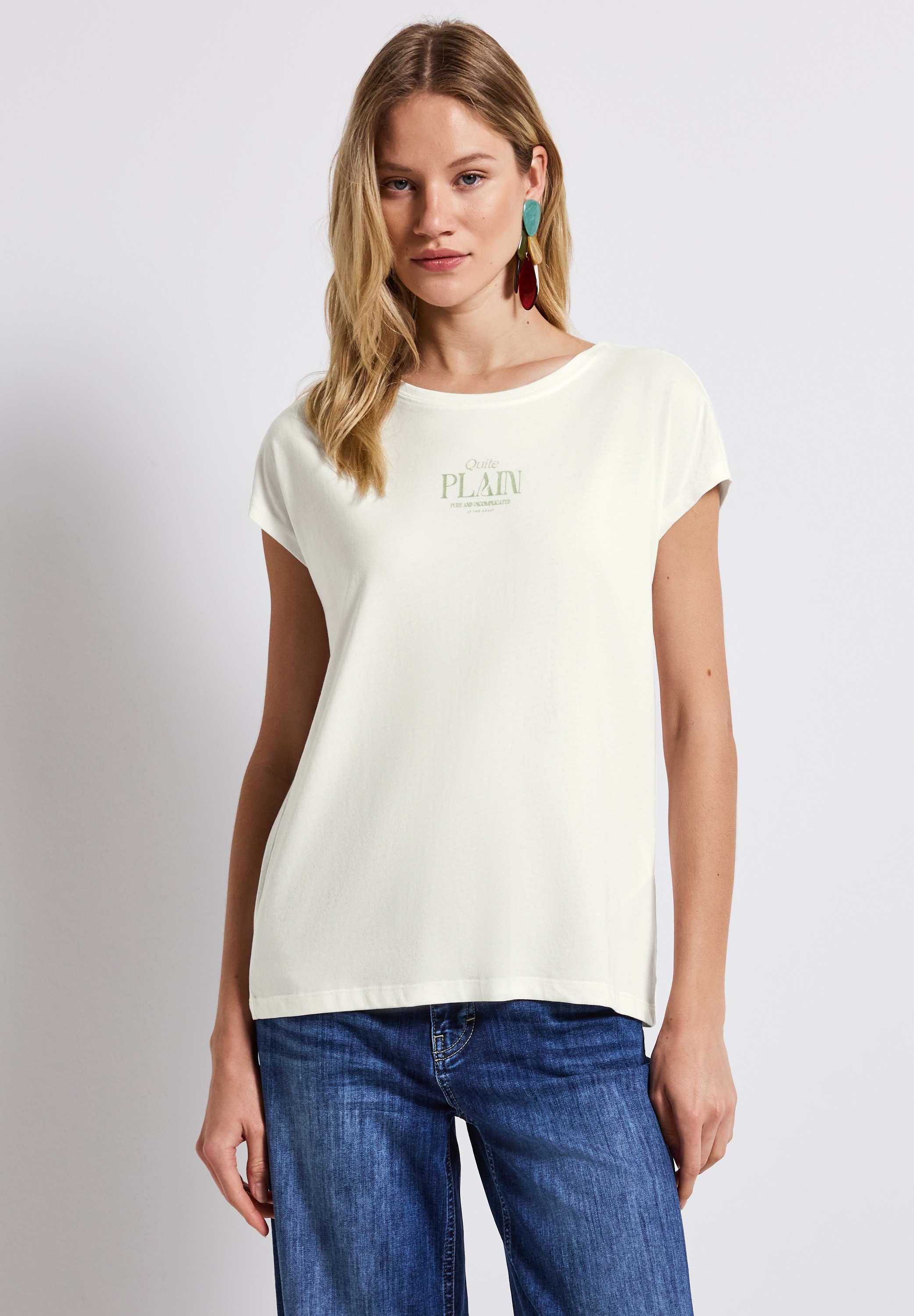 STREET ONE T-Shirt, im soften Baumwoll-Mix günstig online kaufen