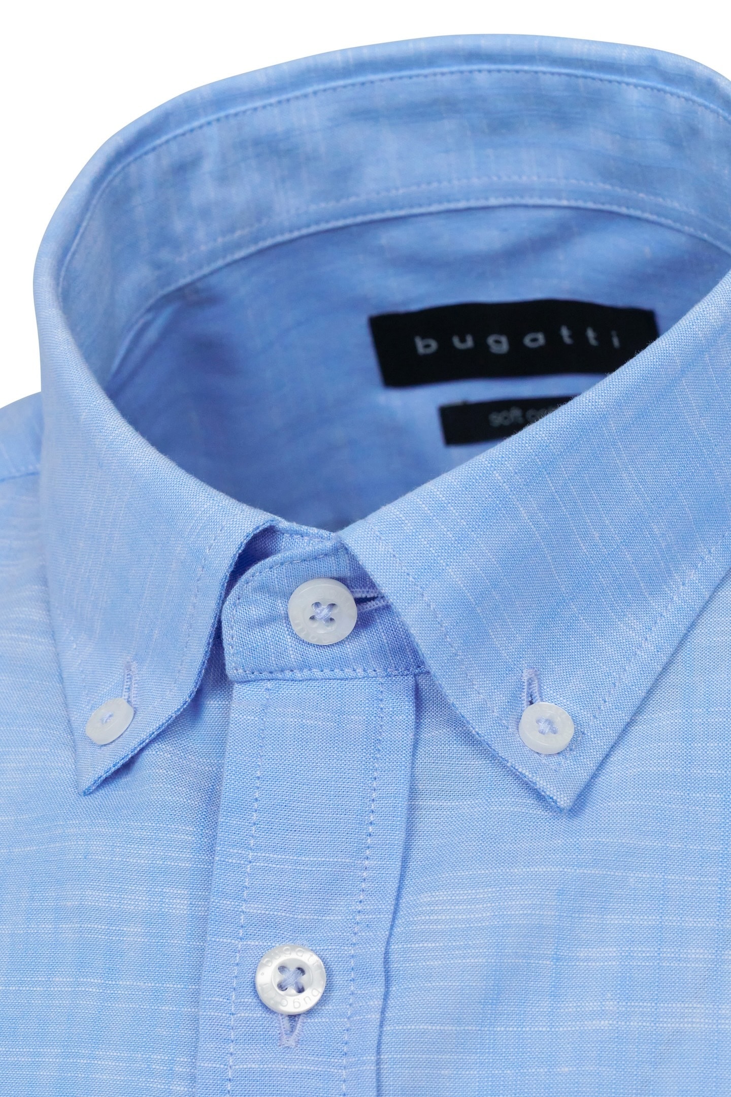 bugatti Kurzarmhemd, mit Button-Down-Kragen